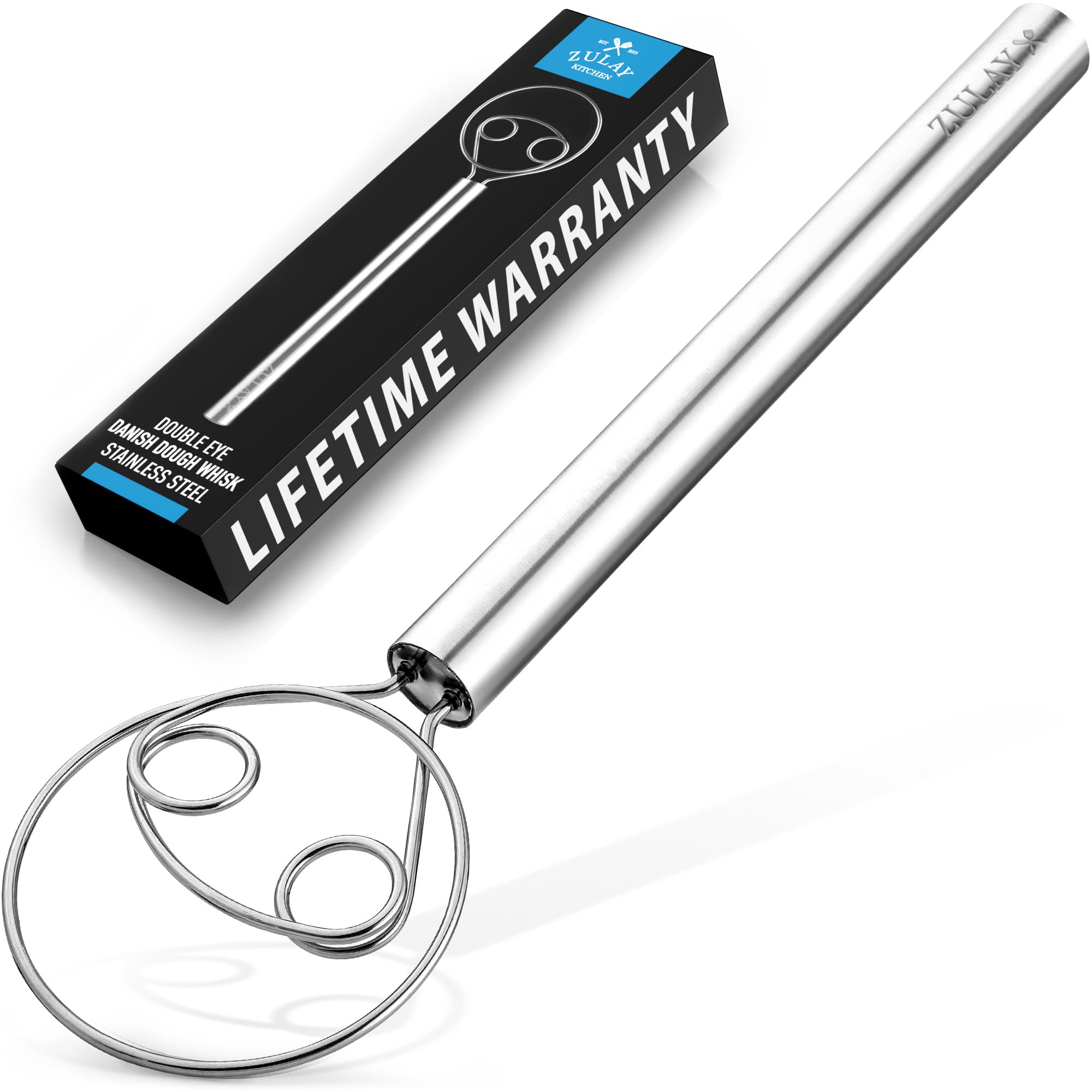 Masa Danesa Whisk Zulay Kitchen, 33 Cm, Acero Inoxidable - Venta Internacional.