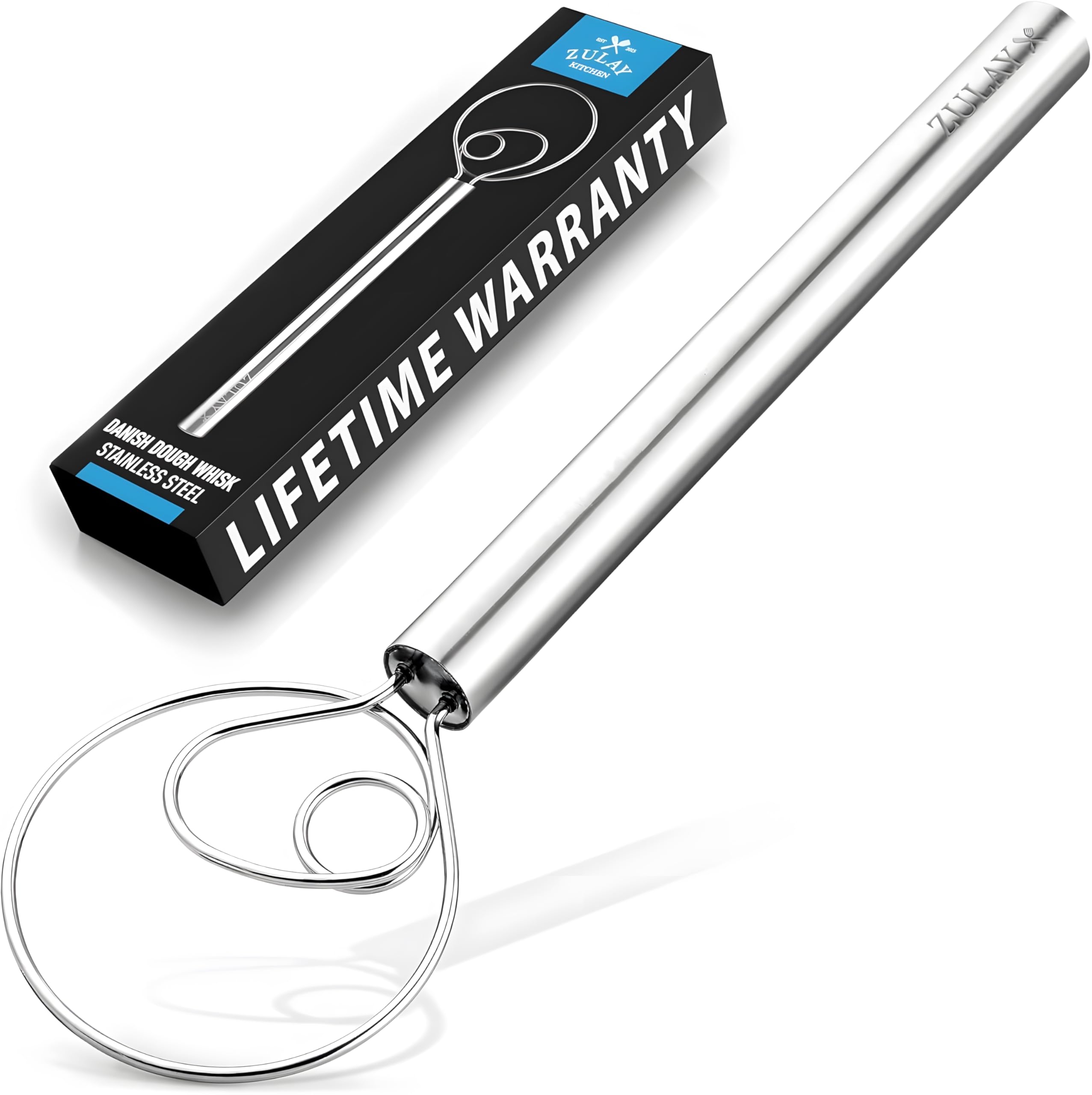 Masa Danesa Whisk Zulay Kitchen, 33 Cm, Acero Inoxidable - Venta Internacional.