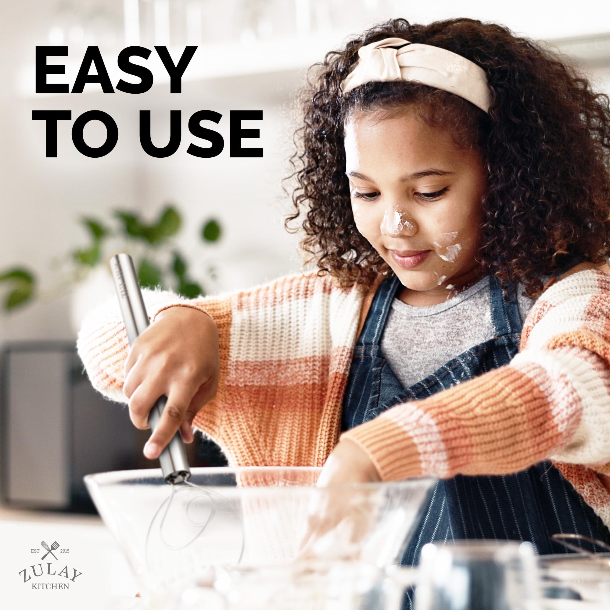Foto 4 pulgar | Masa Danesa Whisk Zulay Kitchen, 33 Cm, Acero Inoxidable - Venta Internacional.