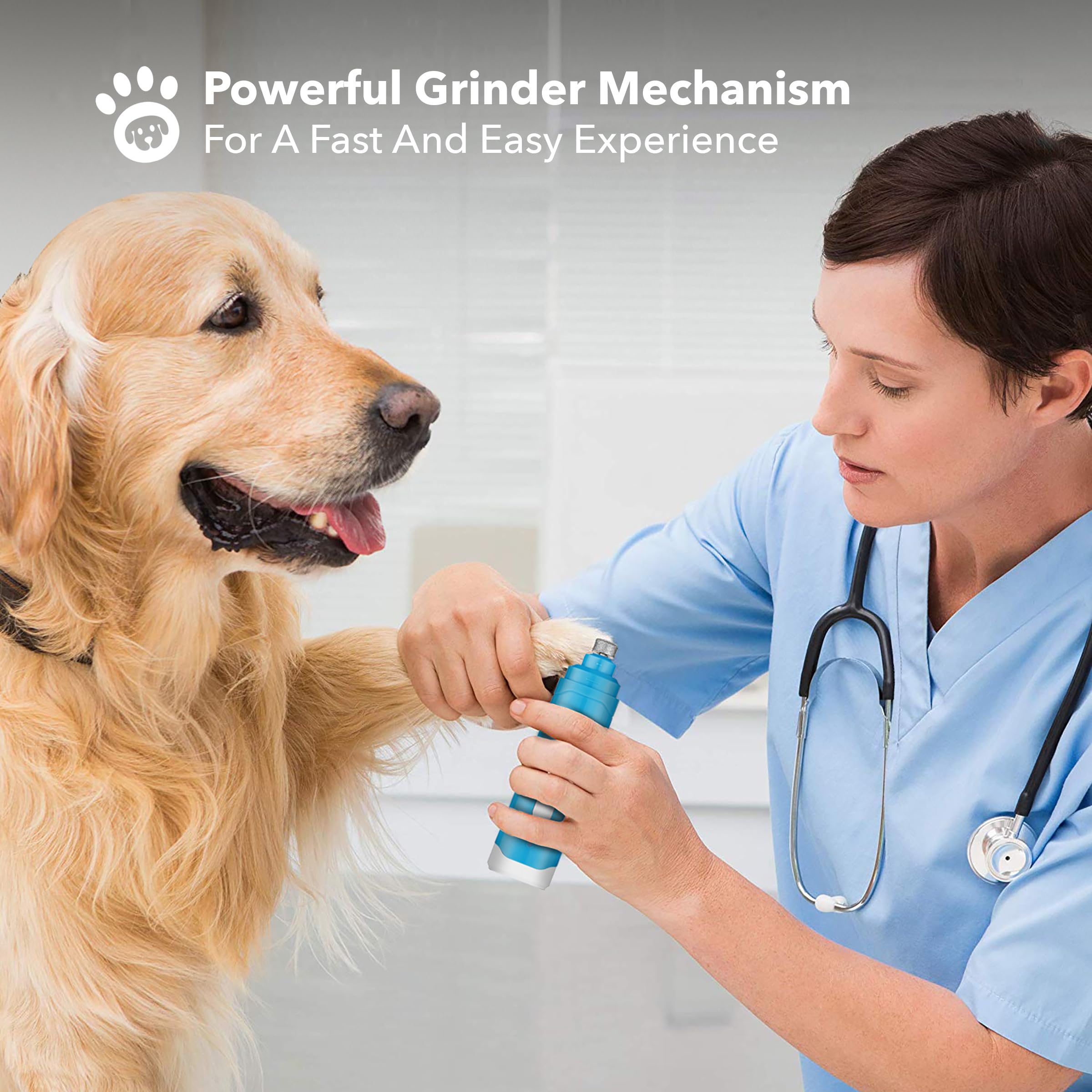 Foto 7 | Molinillo De Uñas Para Mascotas Boshel Para Perros Quiet Noise Con 2 Velocidades - Venta Internacional.