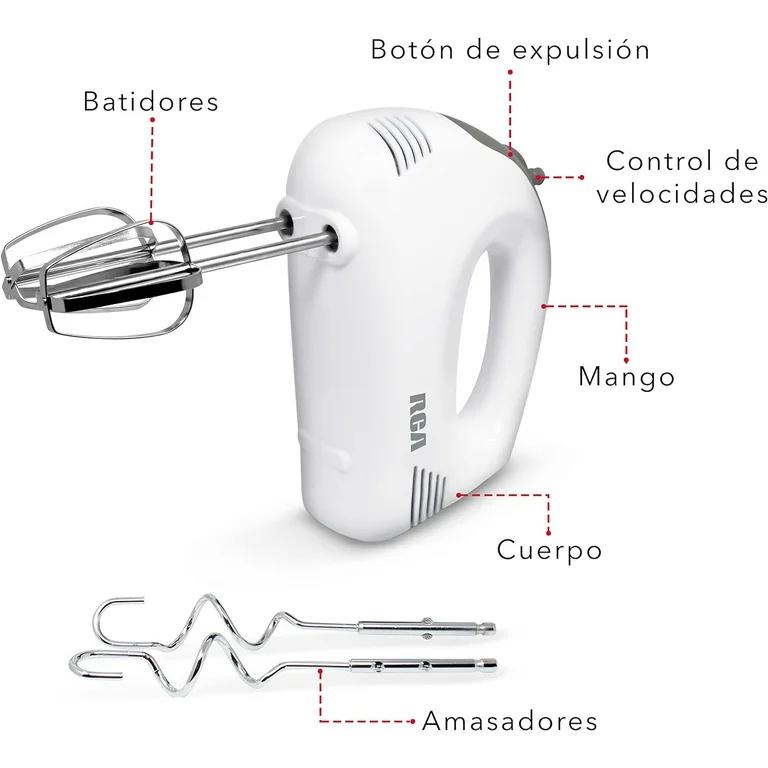 Foto 4 pulgar | Batidora de Mano Rca 5 Velocidades