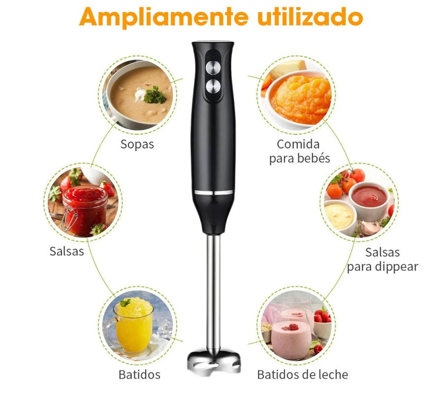 Foto 5 pulgar | Batidora De Inmersión Trituradora 500w Electrodomesticos