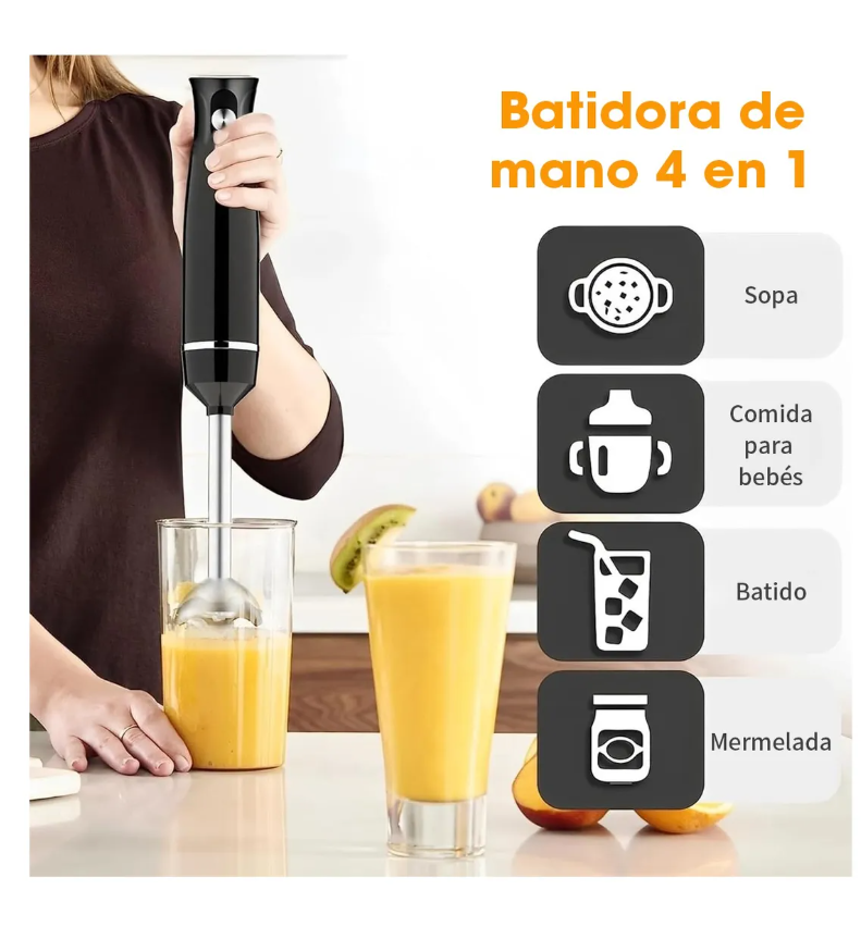 Foto 6 | Batidora De Inmersión Trituradora 500w Electrodomesticos