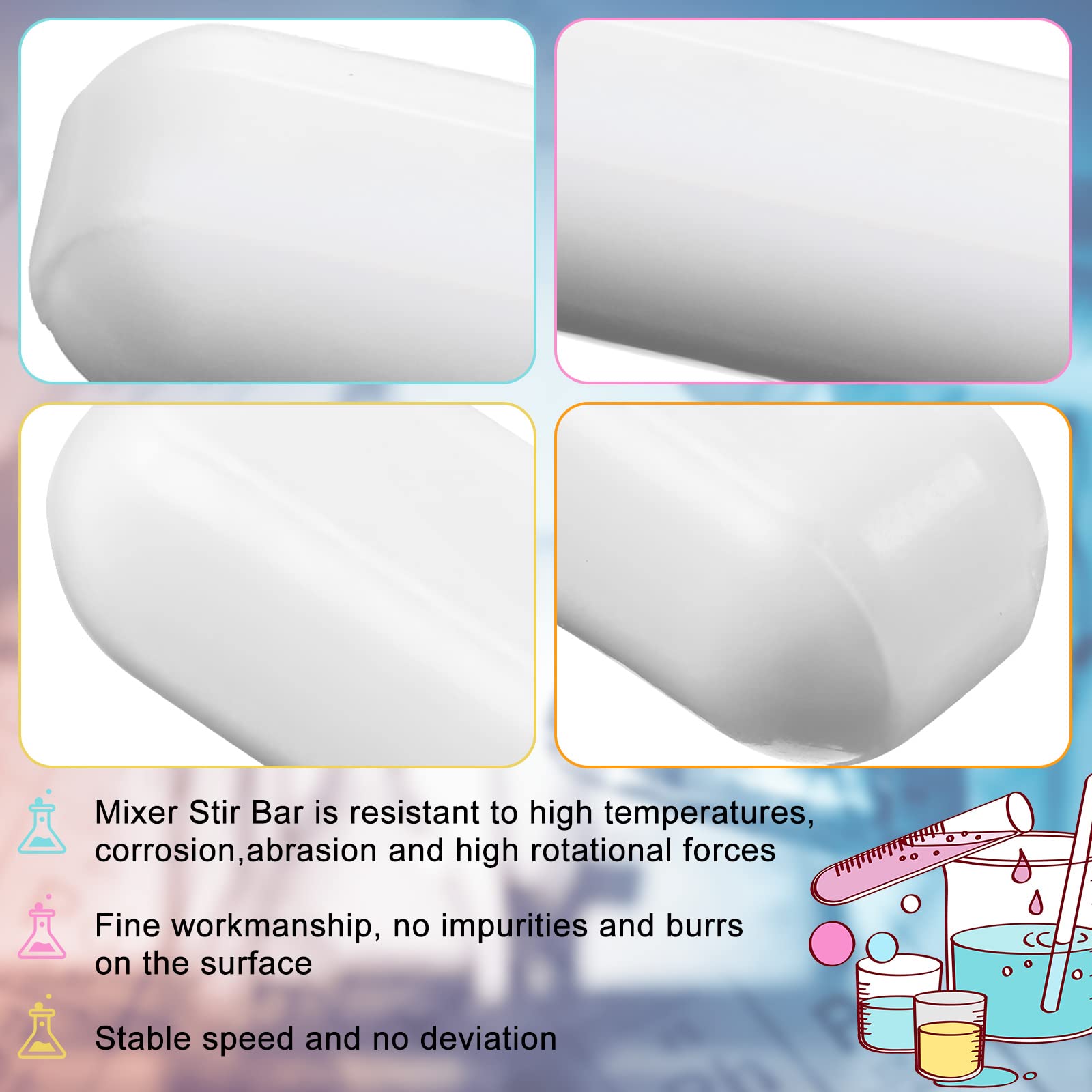 Foto 3 pulgar | Mezclador Magnético  Barra Agitadora Weewooday  Ptfe  30 Mm  46 Unidades - Venta Internacional.