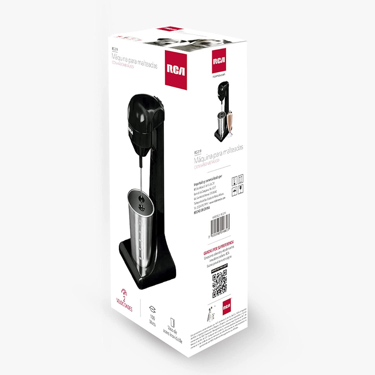 Foto 4 pulgar | Máquina para Hacer Malteadas RCA RC-219 Negro