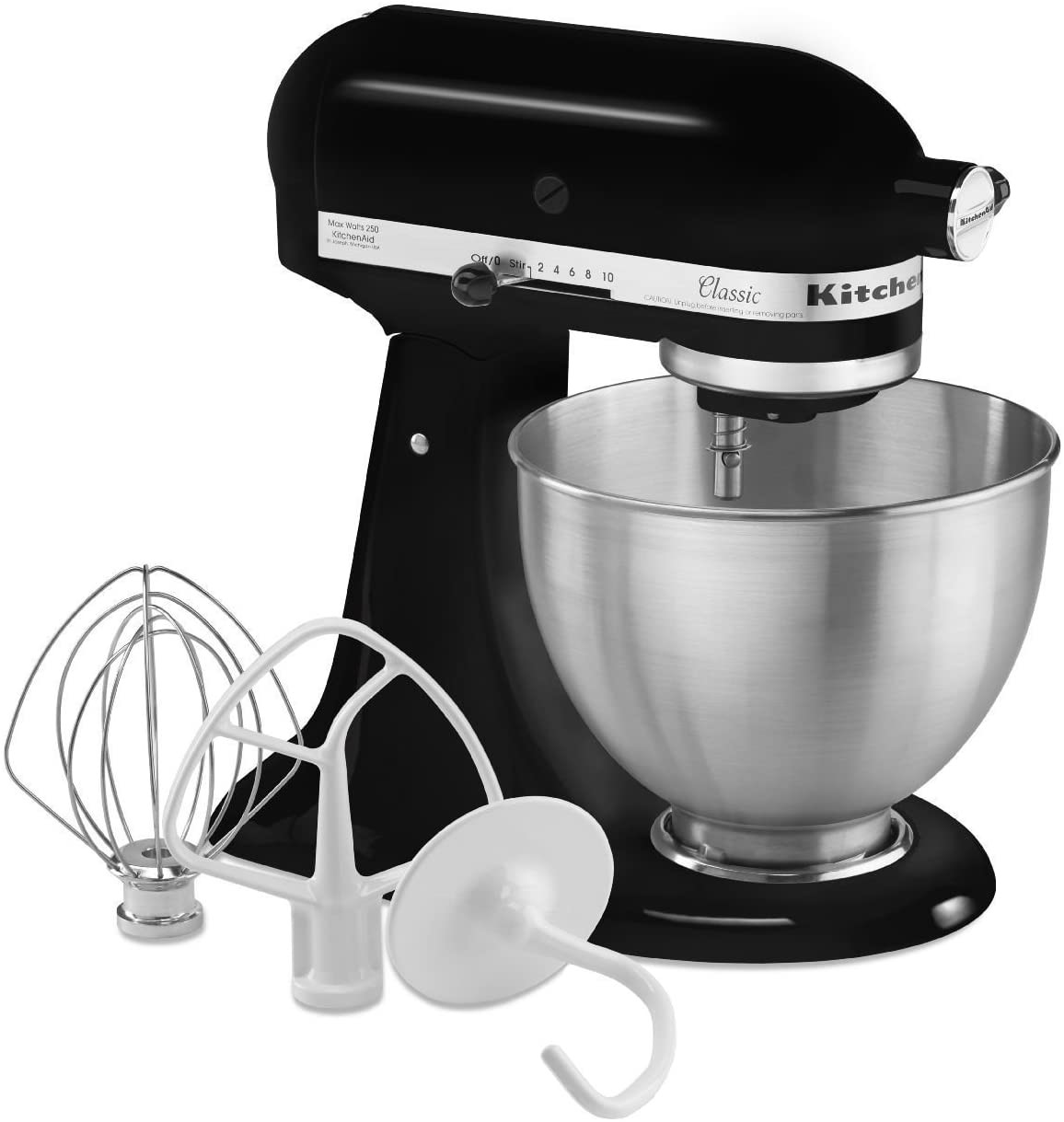 Foto 1 | Batidora de Pie Clásica KitchenAid K45SSOB color Negro