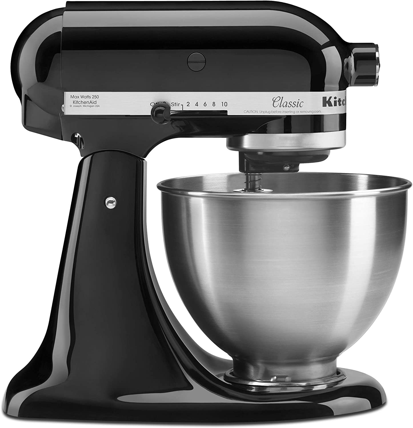 Foto 2 | Batidora de Pie Clásica KitchenAid K45SSOB color Negro