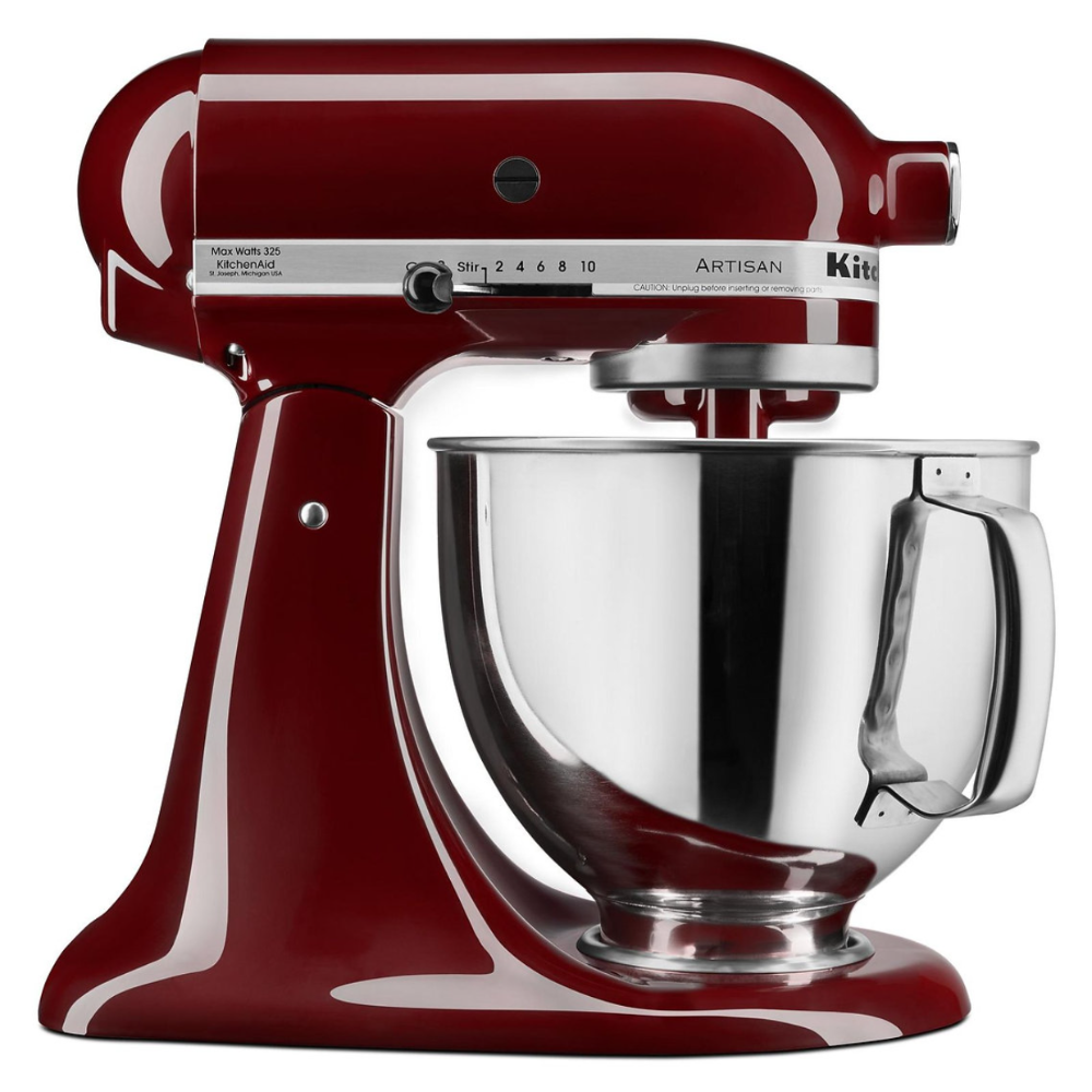 Foto 2 pulgar | Batidora KitchenAid KSM150PSLCM color Rojo Carmesí Artisan de 4.8 L 10 Velocidades