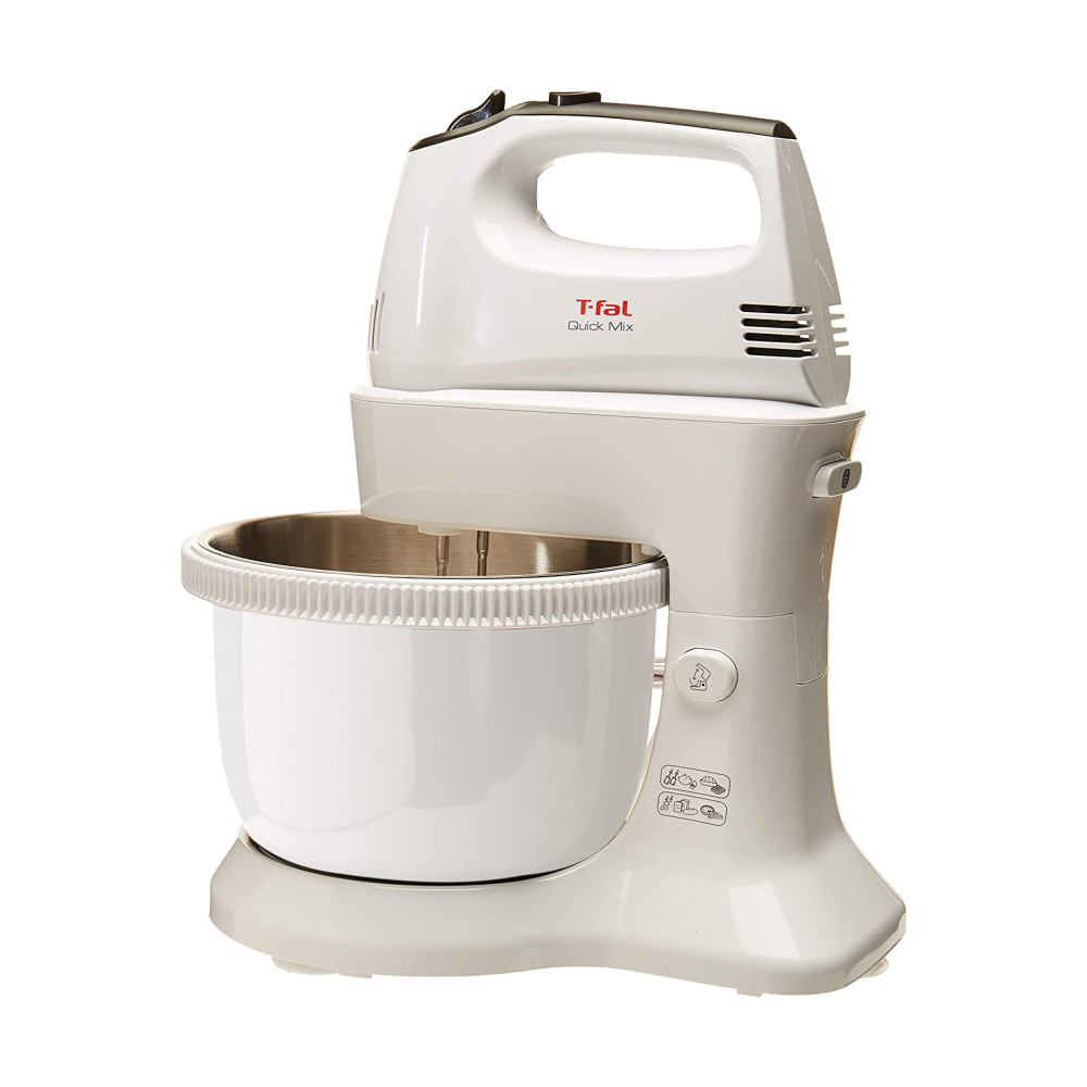 Batidora de Pedestal T-Fal Quick Mix HT3121MXBLANC color Blanco