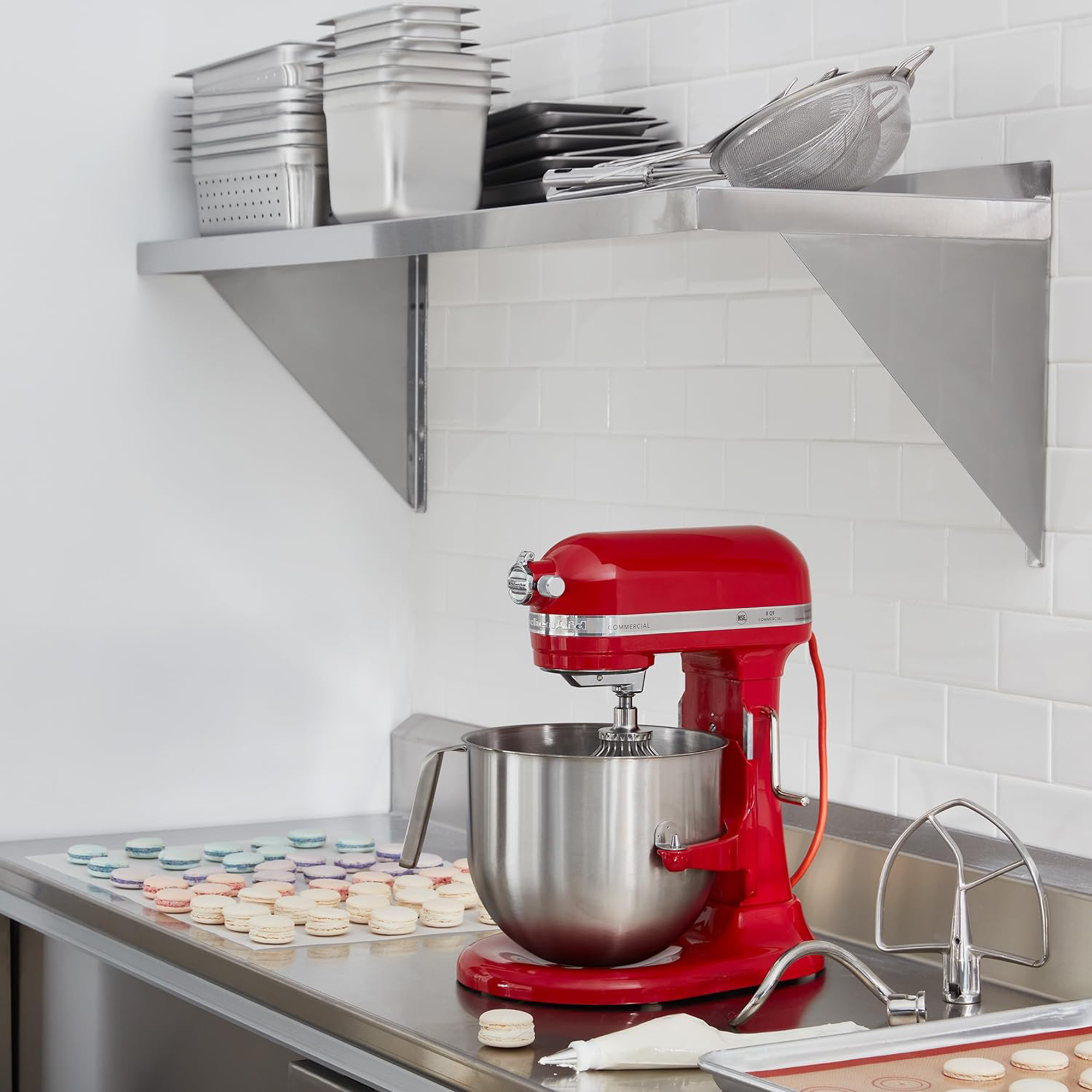 Foto 5 pulgar | Batidora de Pedestal Kitchenaid Ksm8990er 7.5 l Roja