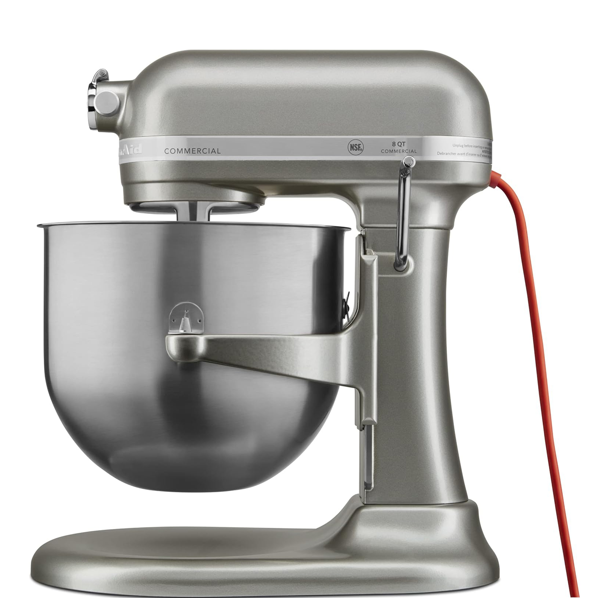 Foto 5 pulgar | Batidora de Pedestal Comercial KitchenAid Plata KSM8990CU