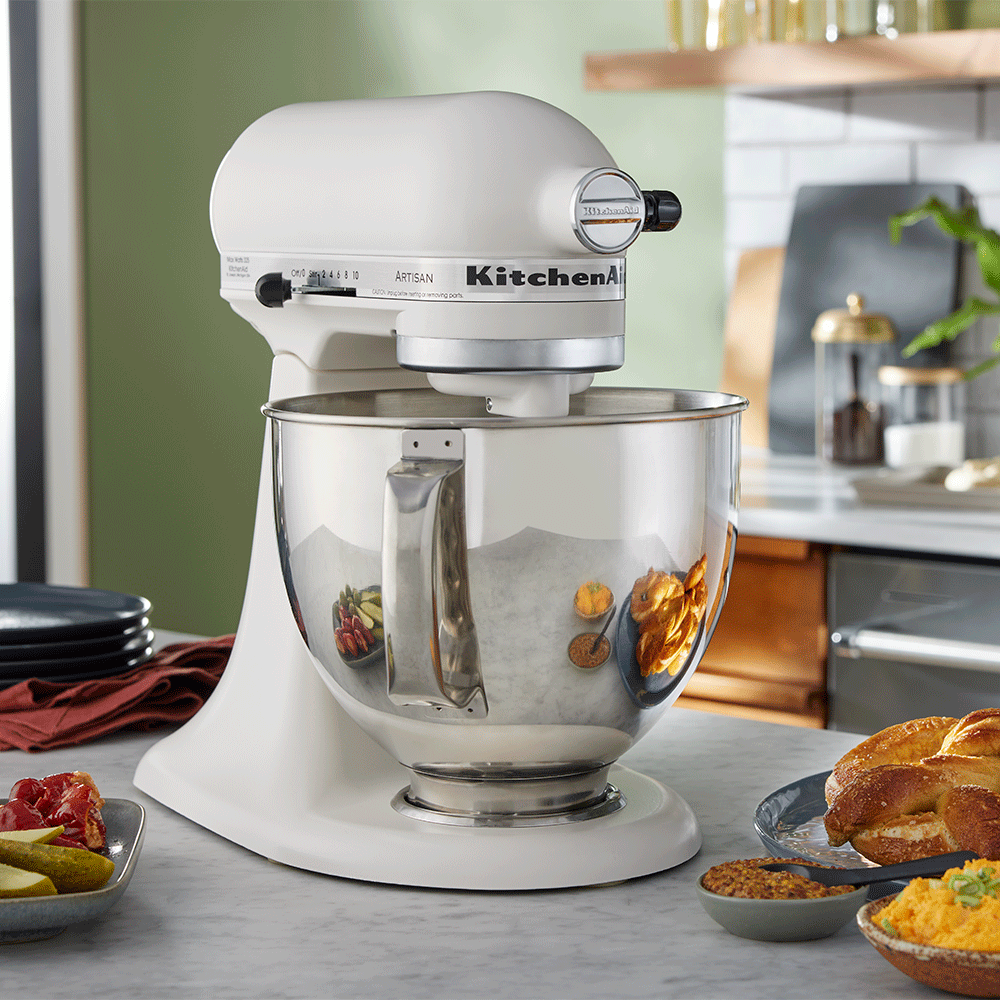 Foto 6 pulgar | Batidora Artisan De 5qt 4.7 L Kitchenaid Porcelain White