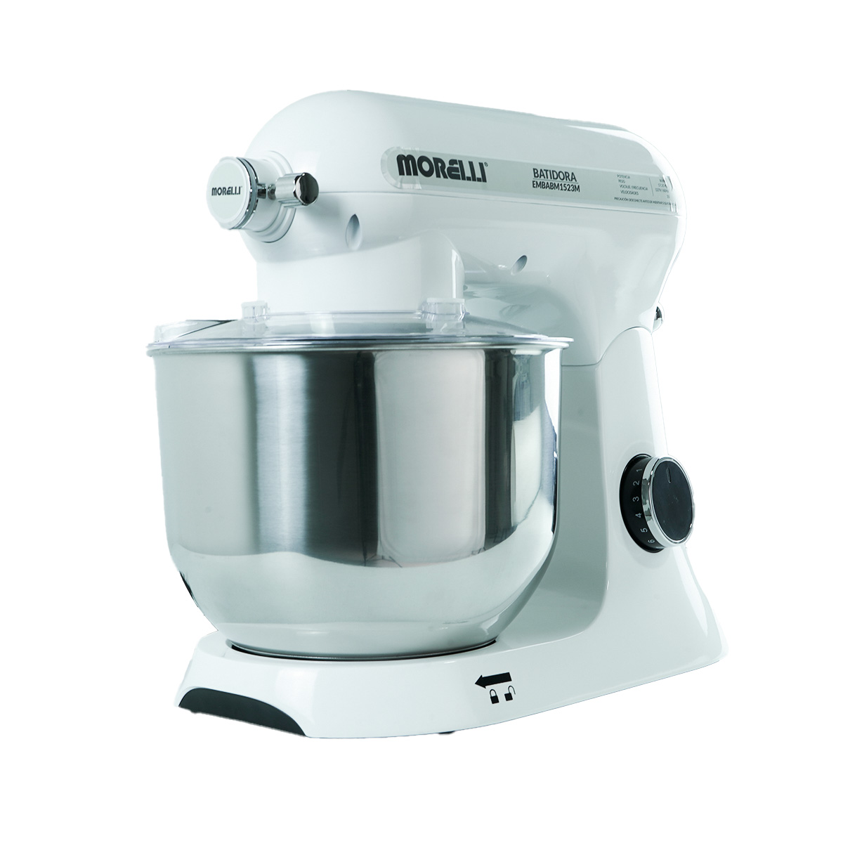 Foto 5 pulgar | Batidora de Pedestal Morelli 6l White 60 Hz