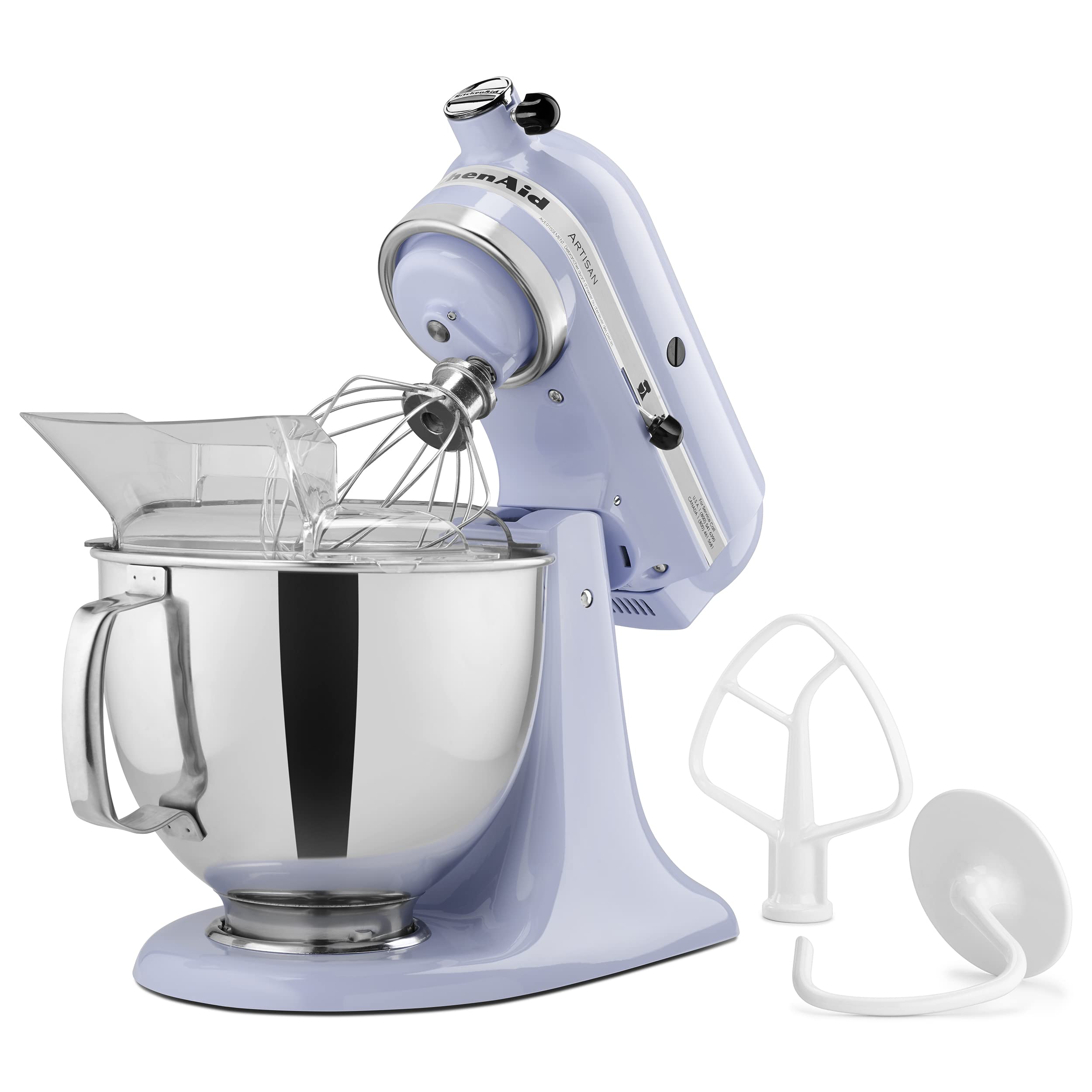 Foto 4 pulgar | Batidora De Pie Kitchenaid Artisan Series, 5 Cuartos De Galón, Crema De Lavanda - Venta Internacional.