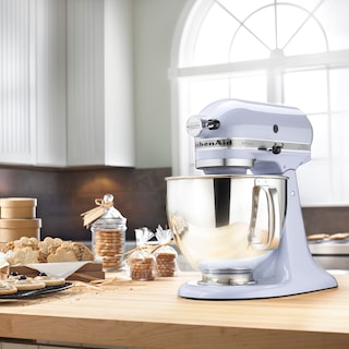 Foto 4 | Batidora De Pie Kitchenaid Artisan Series, 5 Cuartos De Galón, Crema De Lavanda - Venta Internacional.