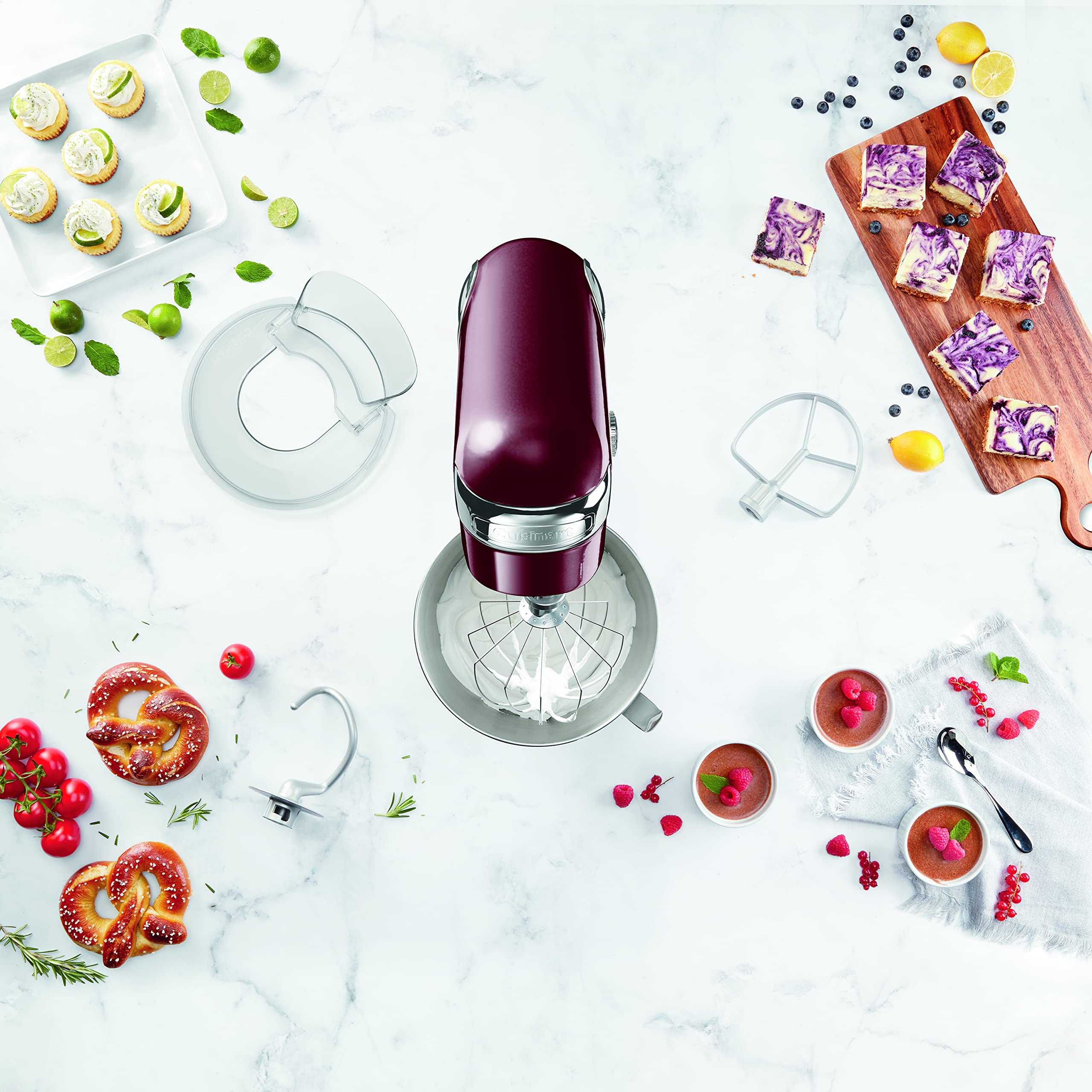 Foto 5 pulgar | Batidora de Pie Cuisinart Sm-50pn 5.2l 12 Velocidades 500w Pinot Noir - Venta Internacional