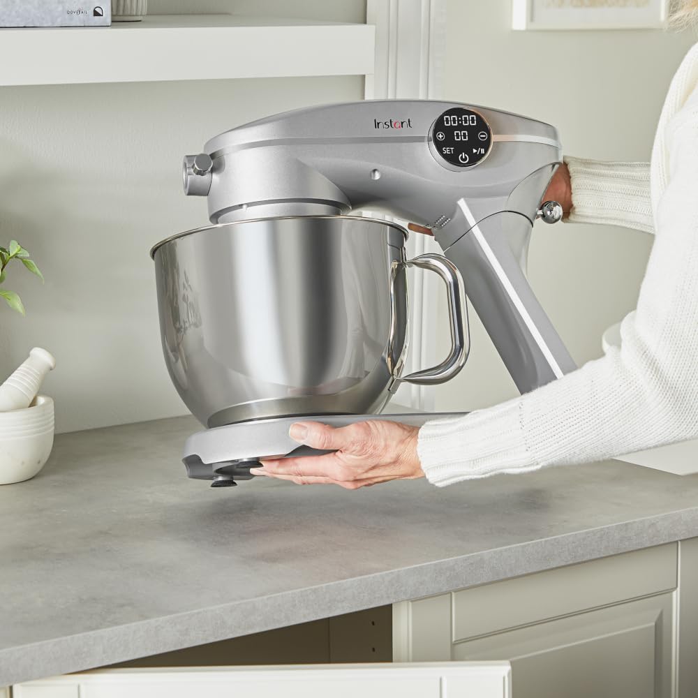 Foto 6 pulgar | Batidora De Pie Instant Pot Pro De 7,4 Cuartos De Galón, 600 W, 10 Velocidades, Color Plateado - Venta Internacional.