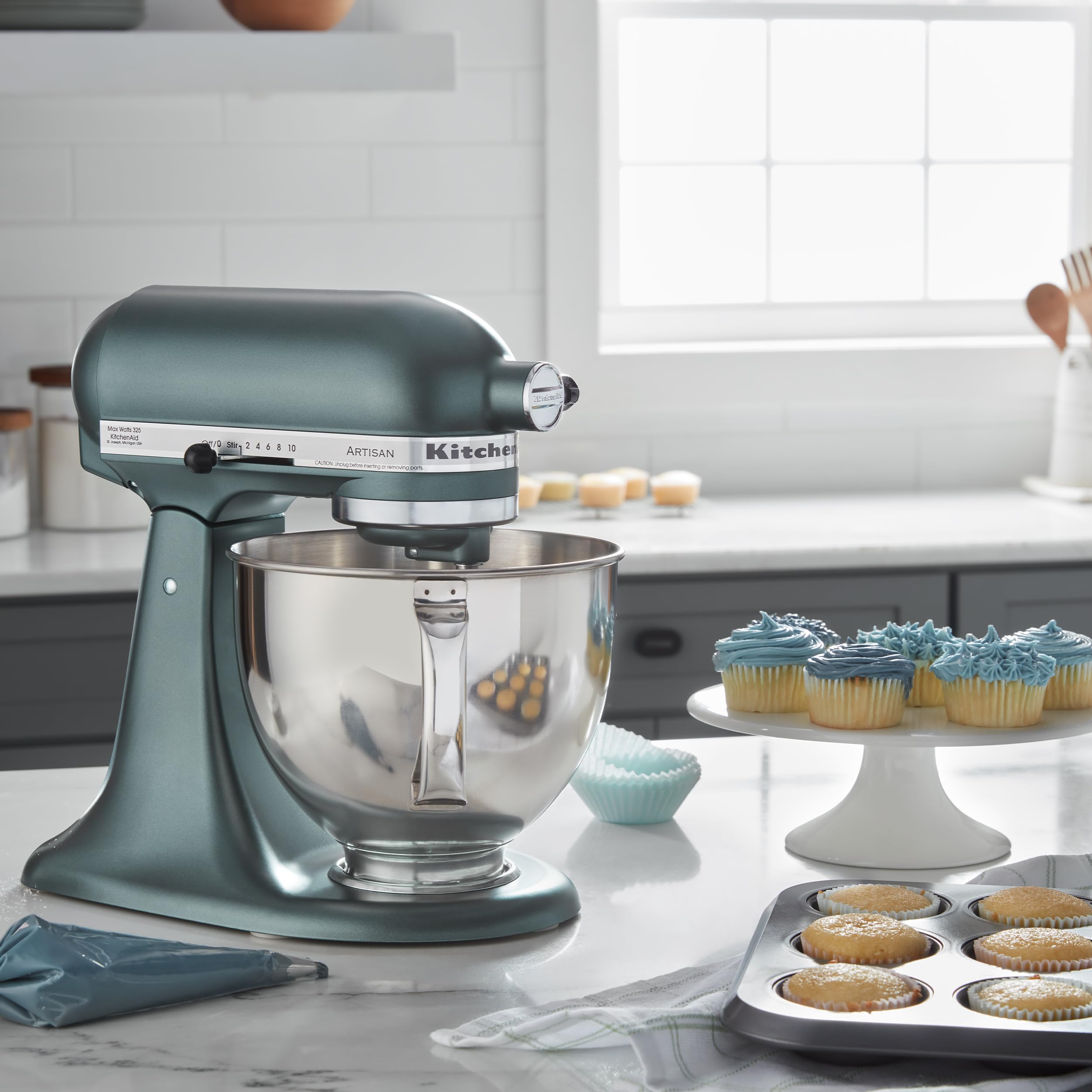 Foto 4 pulgar | Batidora De Pie Kitchenaid Artisan Series 5l Ksm150ps - Juniper - Venta Internacional.