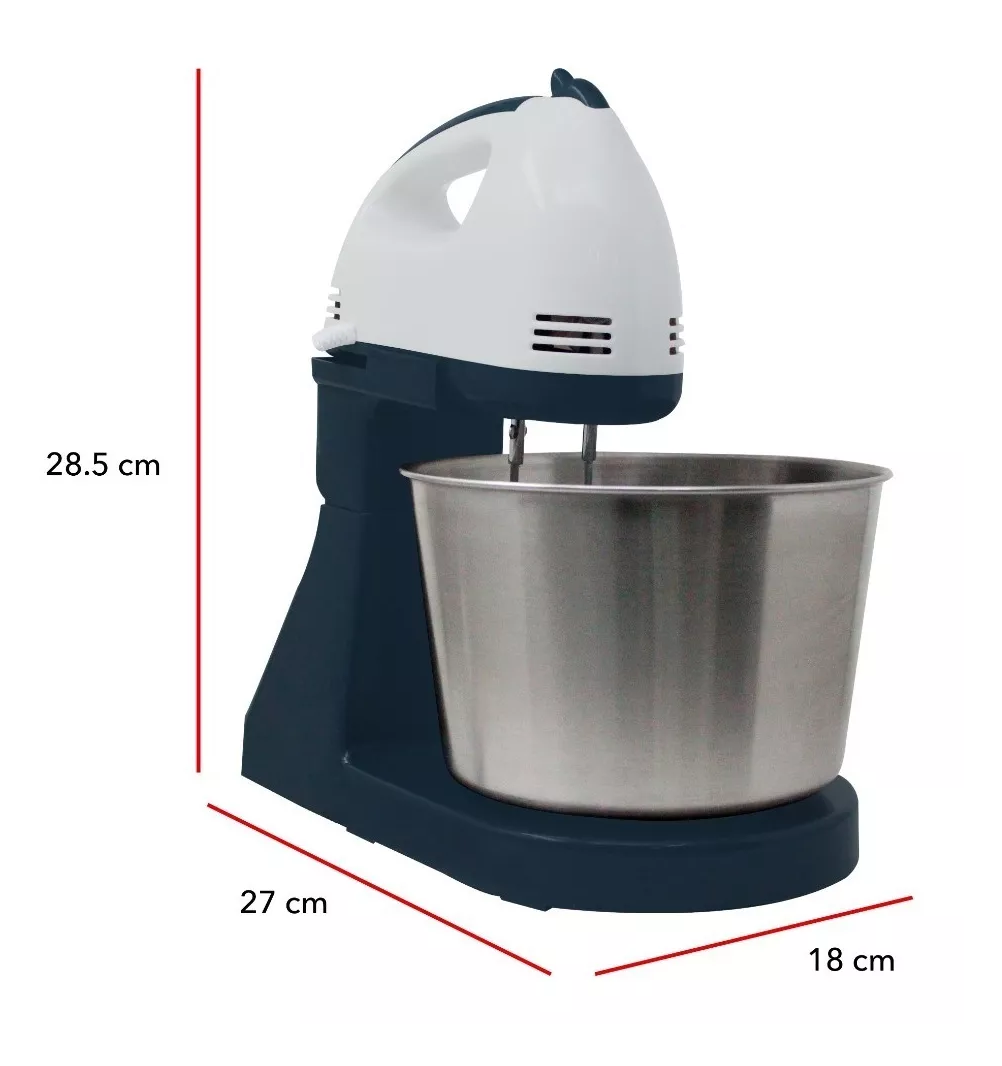 Foto 2 | Batidora De Pedestal 60 Hz 120 V Blanco/gris