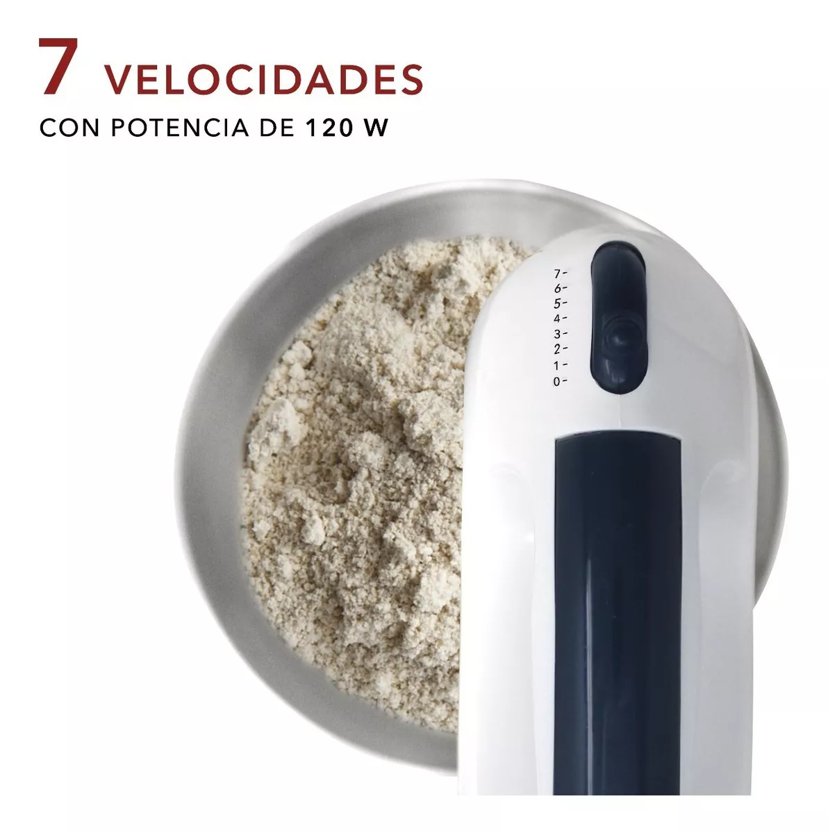 Foto 4 | Batidora De Pedestal 60 Hz 120 V Blanco/gris