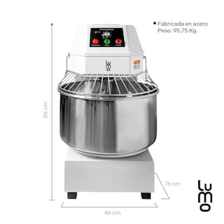 Foto 2 | Amasadora Industrial De 20 Litros Potencia 1.5hp Acero Inox