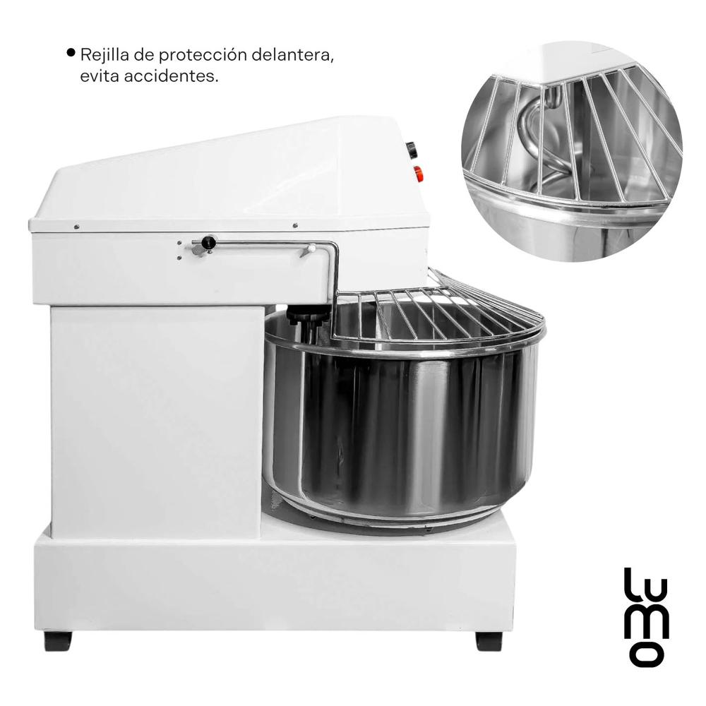Foto 6 pulgar | Amasadora Industrial De 20 Litros Potencia 1.5hp Acero Inox