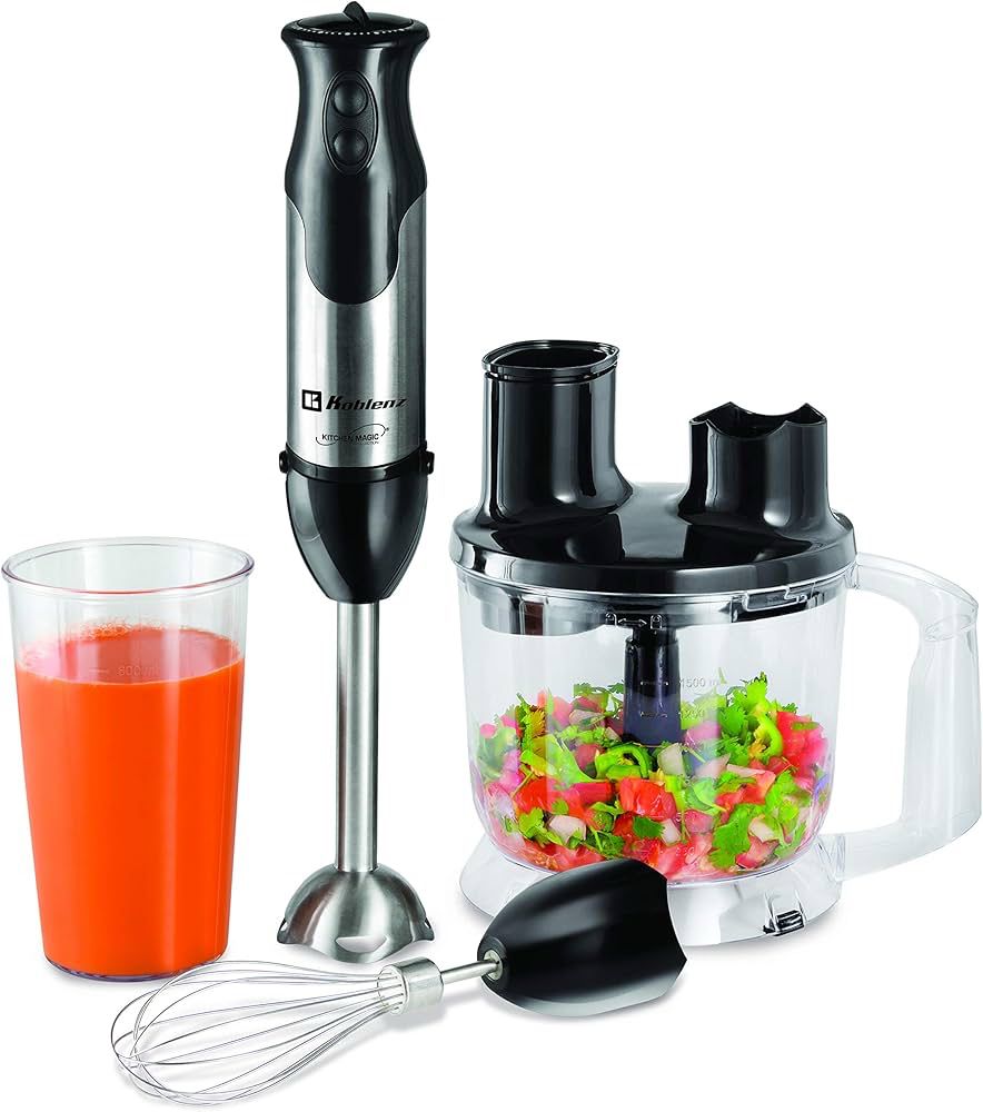 Batidora de Inmersión Koblenz BKM800IN 2 Velocidades 4 Accesorios