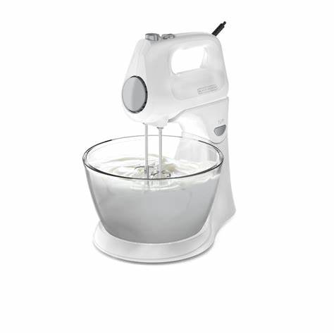 Foto 4 pulgar | Batidora De Pedestal Black And Decker Mx9125-0wdla 5 Vel 250w 2 Tazones Blanca