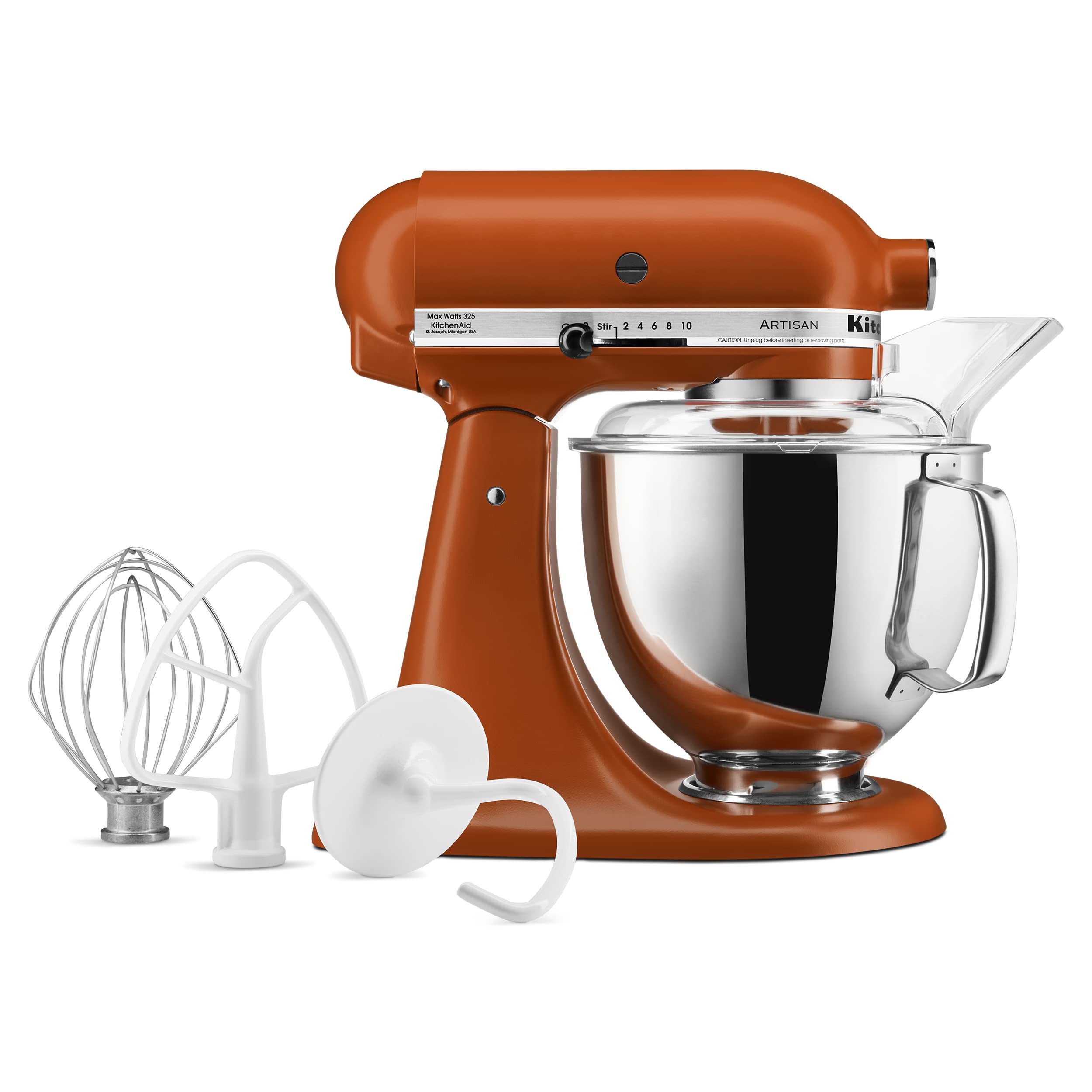 Foto 6 pulgar | Mezclador Kitchenaid Ksm150pssc De Acero Inoxidable, 5 L, Naranja Chamuscado - Venta Internacional.