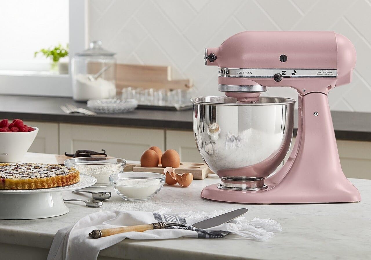 Foto 2 | Batidora De Pie Kitchenaid Artisan Series 5l Dried Rose Ksm150ps - Venta Internacional.