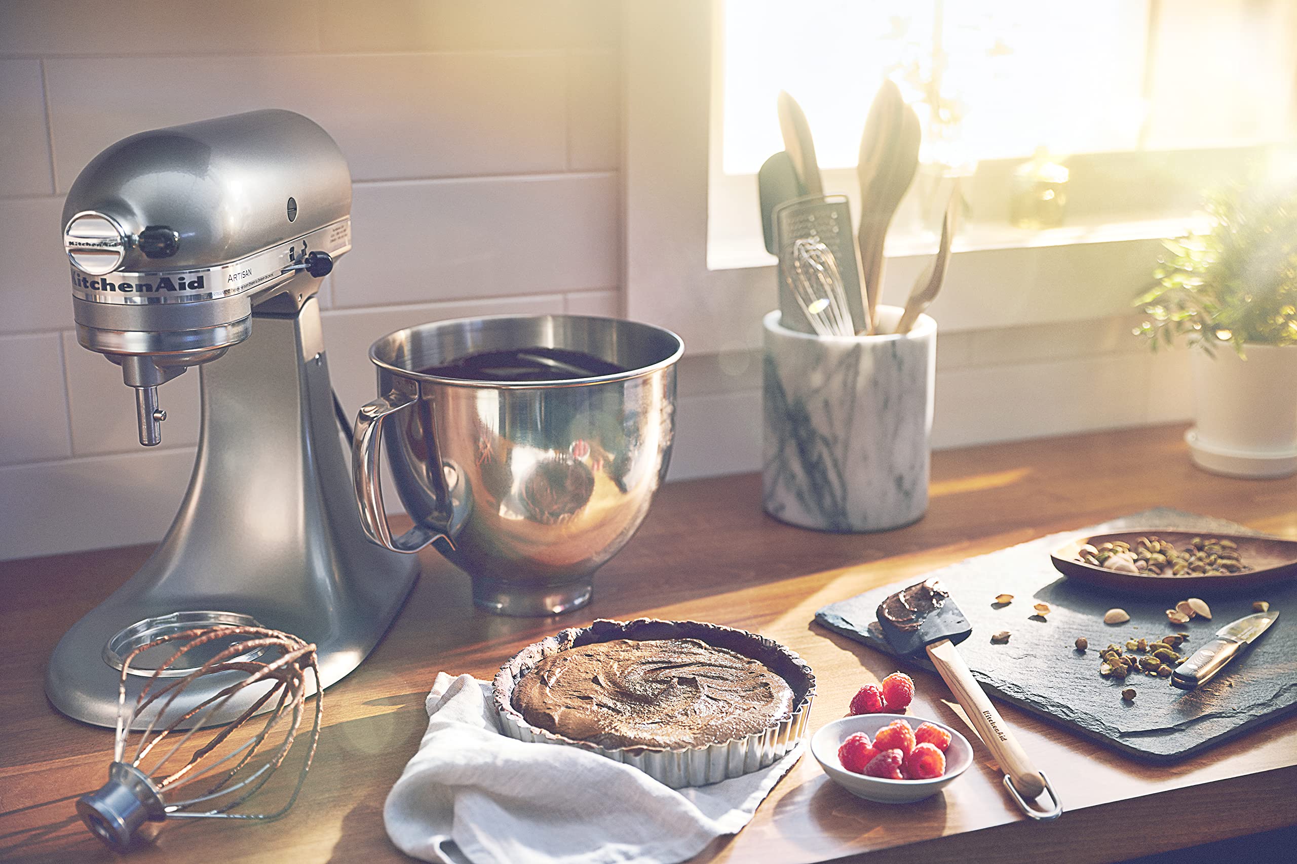Foto 4 | Batidora De Pie Kitchenaid Artisan Series, 5 Cuartos De Galón, Ksm150ps - Venta Internacional.