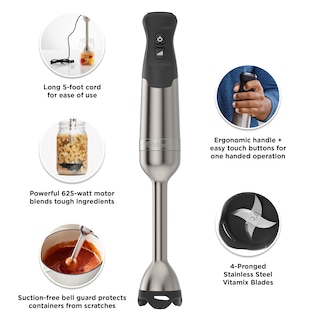 Foto 4 | Licuadora de Inmersión Vitamix de Acero Inoxidable de 45 cm Con Luz Led - Venta Internacional