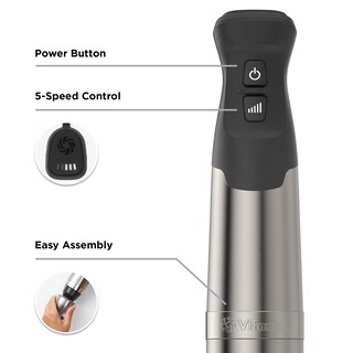 Foto 5 | Licuadora de Inmersión Vitamix de Acero Inoxidable de 45 cm Con Luz Led - Venta Internacional