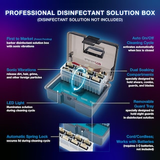 Foto 2 | Caja De Soluciones Desinfectantes Babylisspro Barbersonic Professional - Venta Internacional.