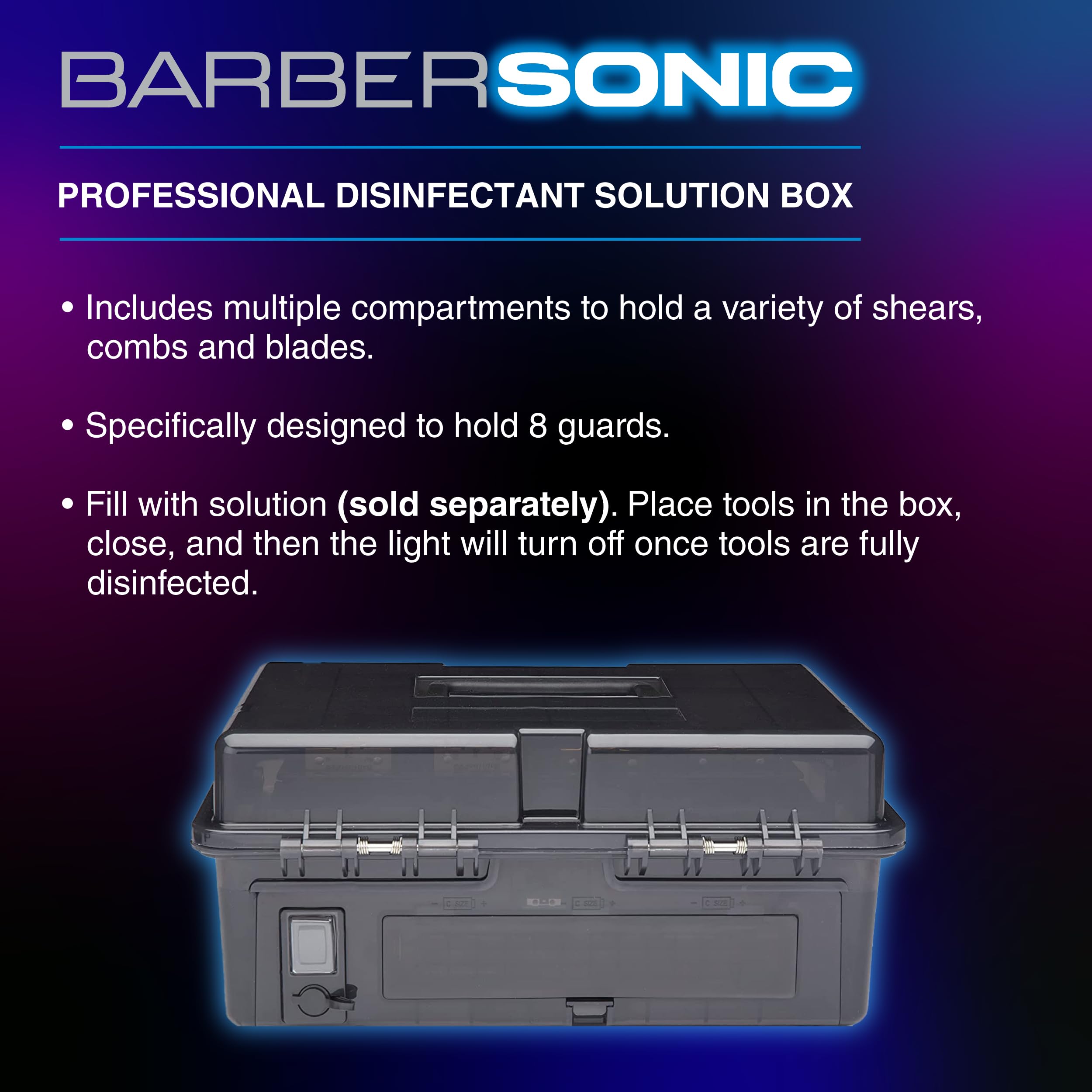 Foto 4 pulgar | Caja De Soluciones Desinfectantes Babylisspro Barbersonic Professional - Venta Internacional.