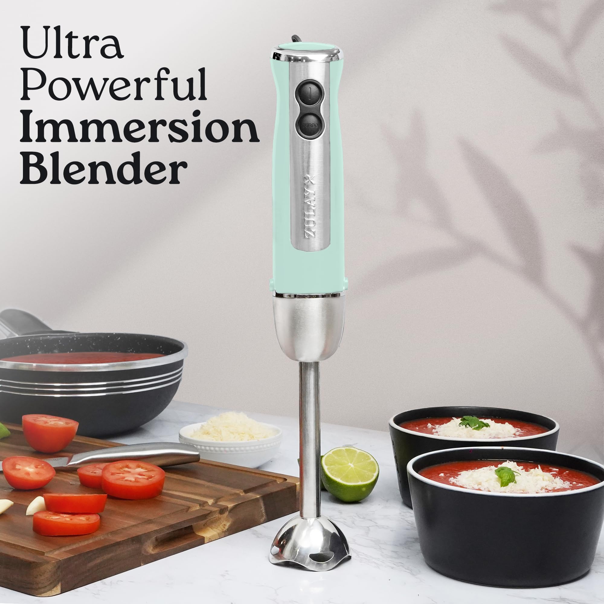 Foto 3 pulgar | Licuadora De Inmersión Zulay Kitchen 800w Con Modo Turbo - Gris - Venta Internacional.