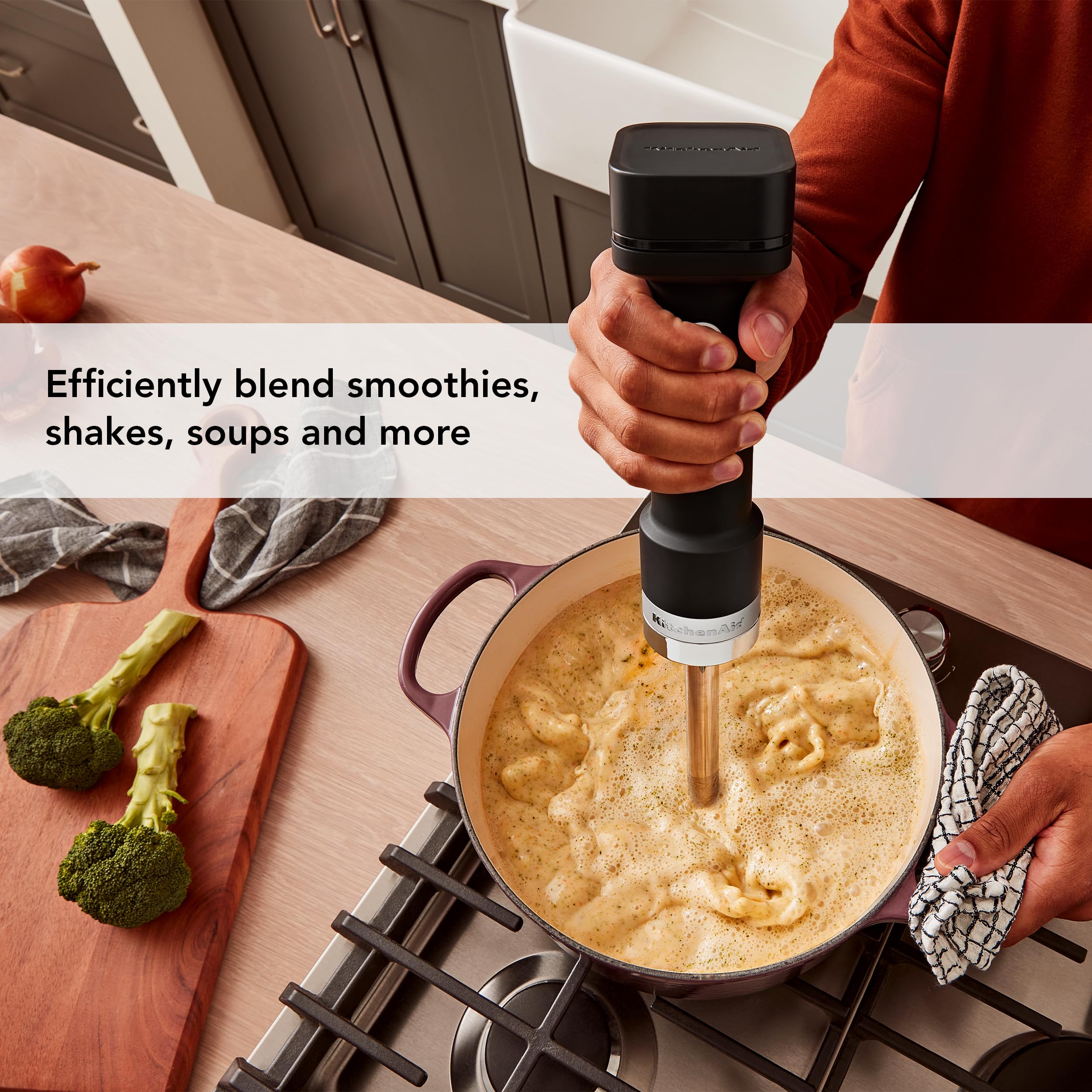 Foto 7 pulgar | Batidora De Mano Inalámbrica Kitchenaid Go™ Khbrv71 Con Batería - Venta Internacional.