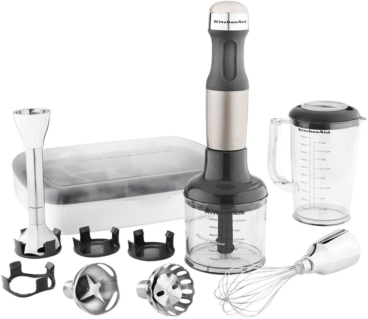 Foto 2 pulgar | Batidora de Mano Kitchenaid Khb2561acs Architect 5 Velocidades Plateada - Venta Internacional