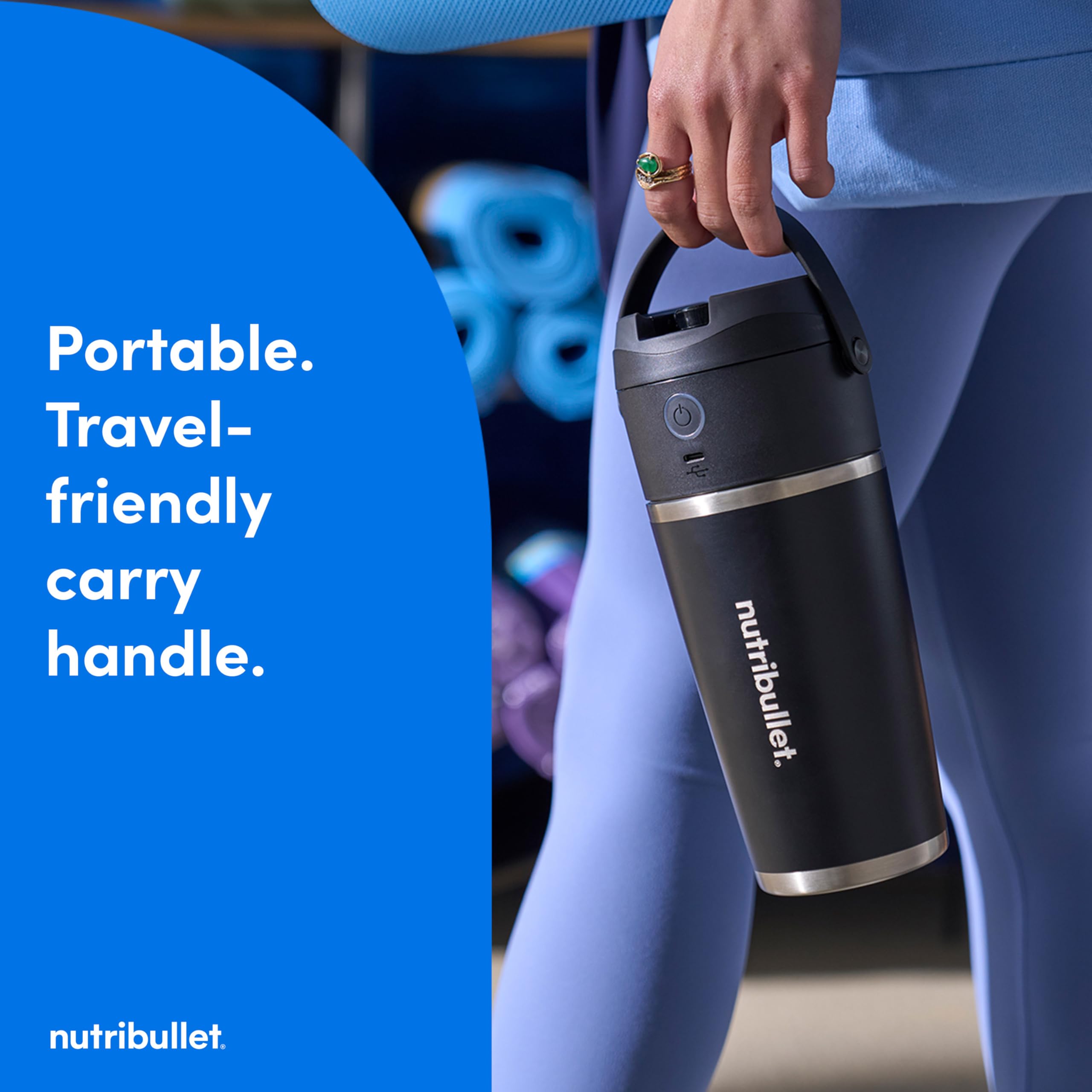Foto 6 | Licuadora Portátil Nutribullet Flip Con Tritan Cup Black - Venta Internacional.