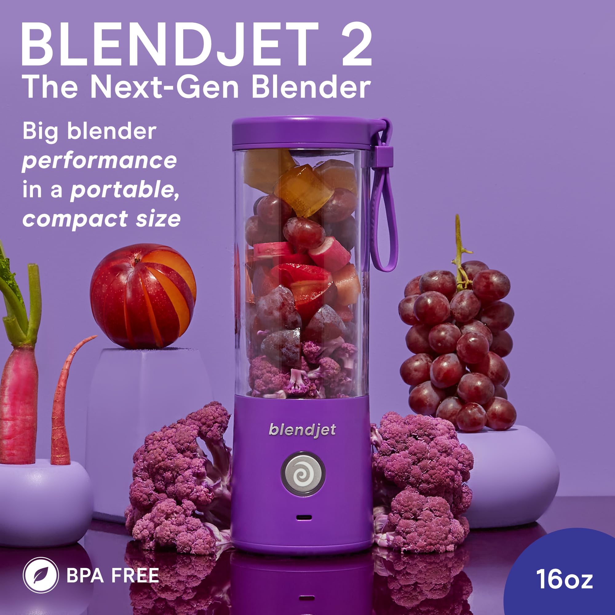 Foto 3 pulgar | Licuadora Portátil Blendjet 2 470ml Usb-c Recargable Púrpura - Venta Internacional