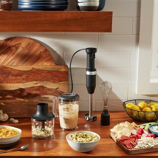 Foto 3 | Batidora De Mano Kitchenaid Khbv83bm De Velocidad Variable Con Accesorios - Venta Internacional.