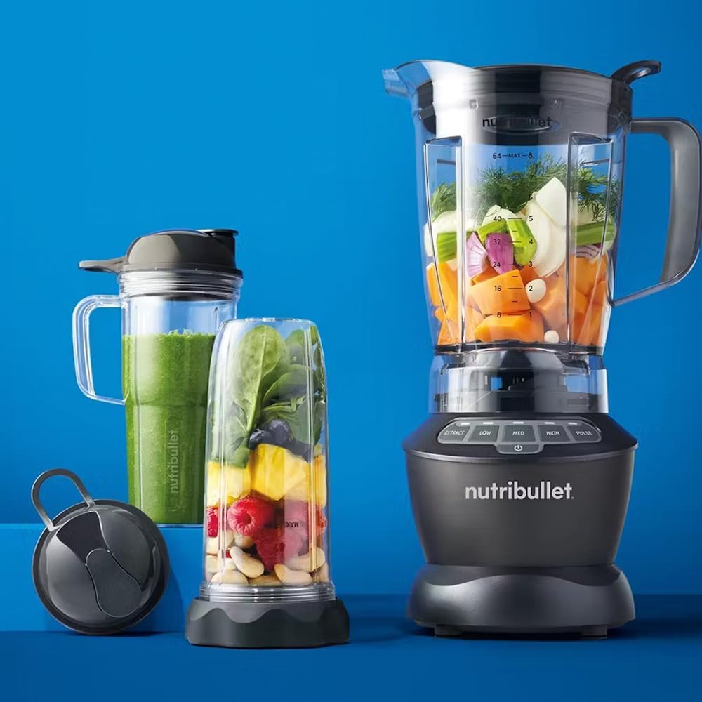 Foto 4 | Nutribullet Licuadora 1200 W 1.8 L Gris Oscuro - Nbf50500