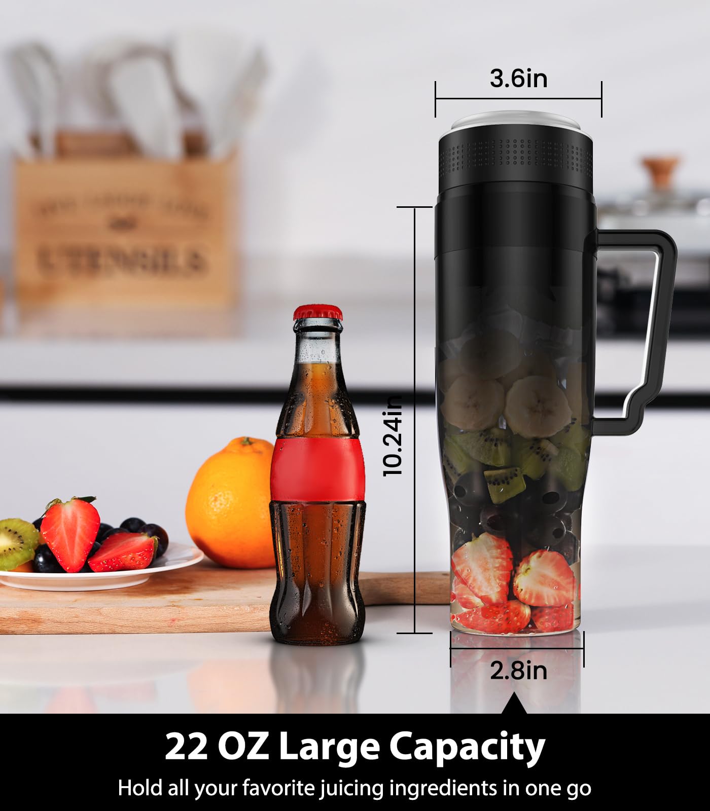 Foto 5 pulgar | Licuadora Portátil Moko 300w Para Batidos Y Batidos 650ml - Venta Internacional.