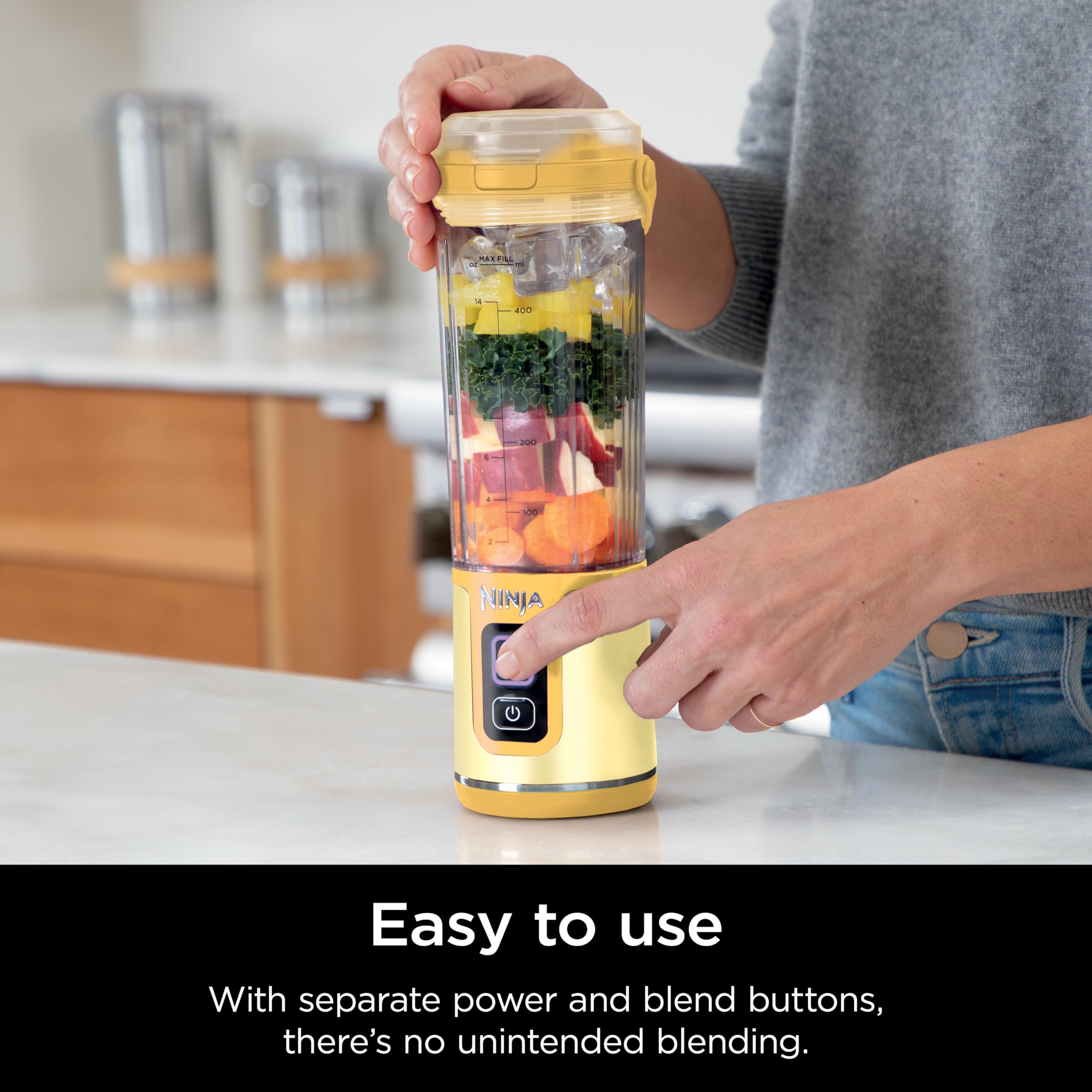 Foto 7 pulgar | Licuadora Portátil Ninja Blast Inalámbrica De 500 Ml-Venta Internacional