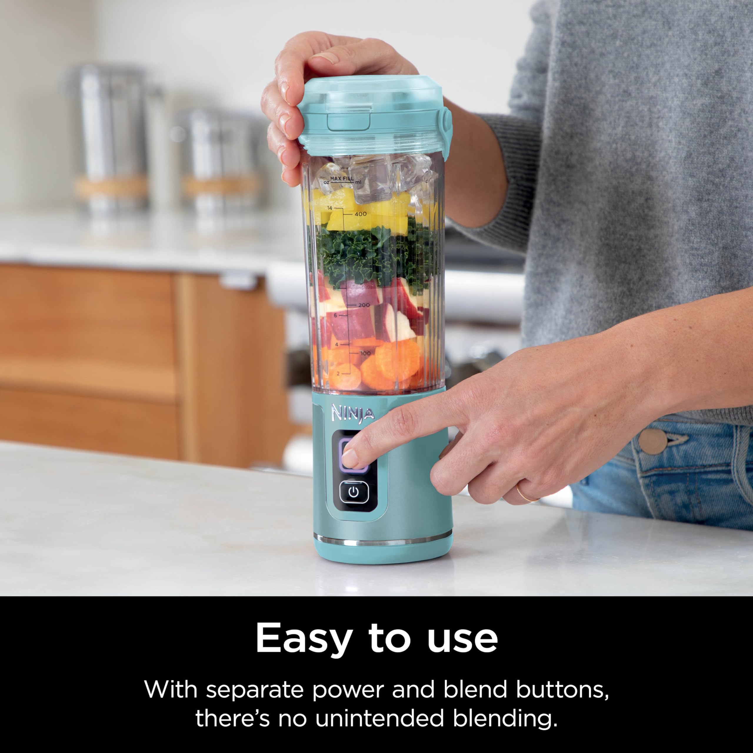 Foto 7 pulgar | Licuadora Portátil Ninja Blast Bc151aq 500 Ml-Venta Internacional