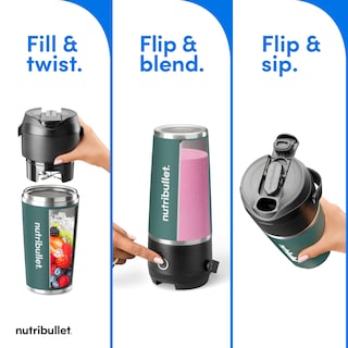 Foto 3 | Licuadora Portátil Nutribullet Flip Con Vaso Aislante 350 Ml - Venta Internacional.