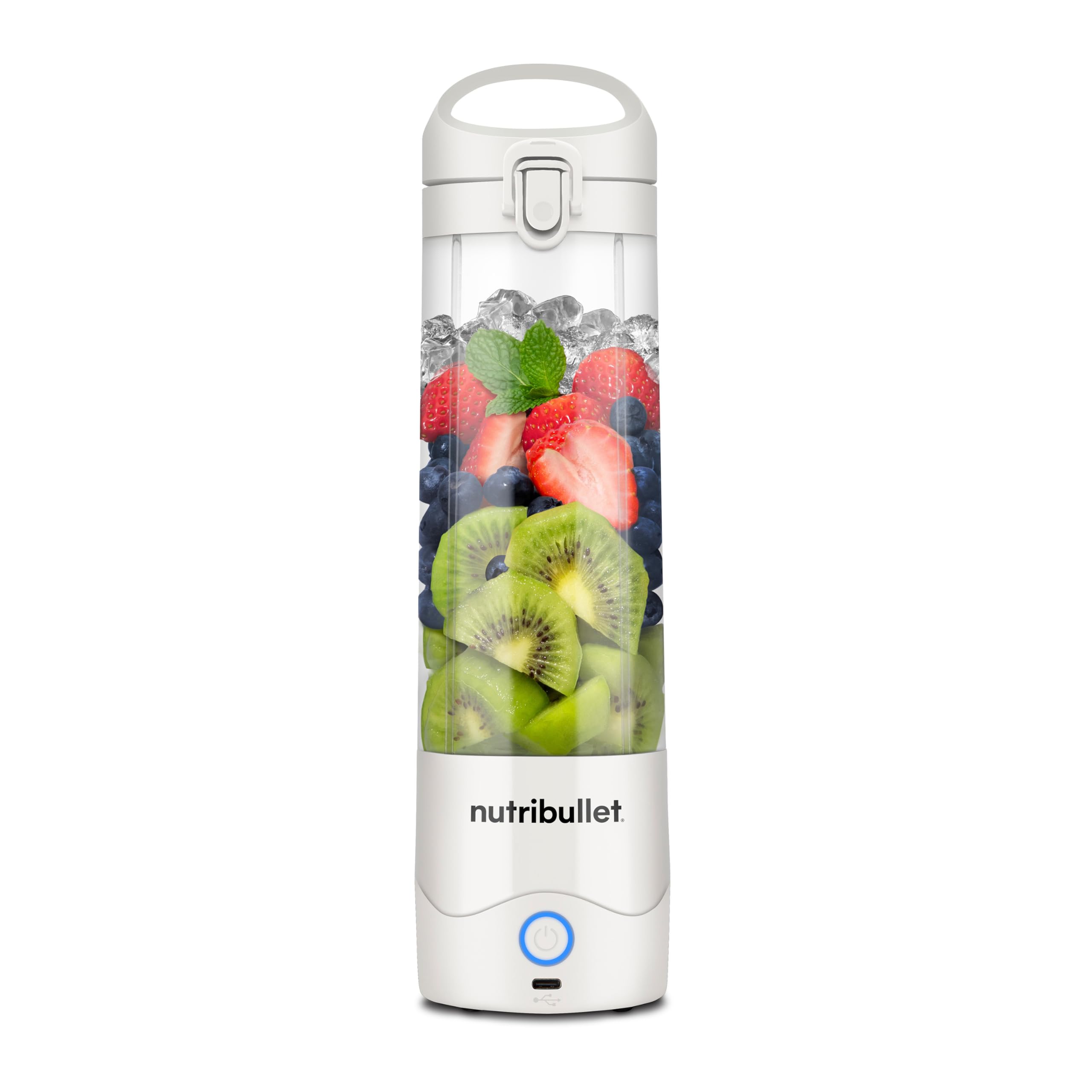 Foto 2 pulgar | Licuadora Portátil Nutribullet Nbpb50100w 600ml Usb-c Blanca - Venta Internacional.