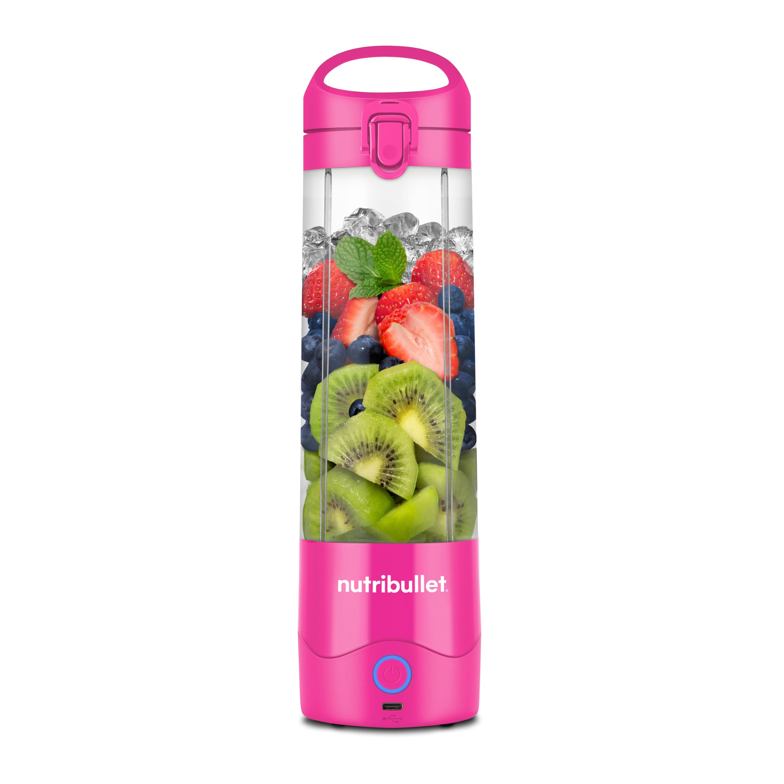 Foto 2 pulgar | Licuadora Portátil Nutribullet Nbpb50100bp 600ml Usb-c Rosa - Venta Internacional.