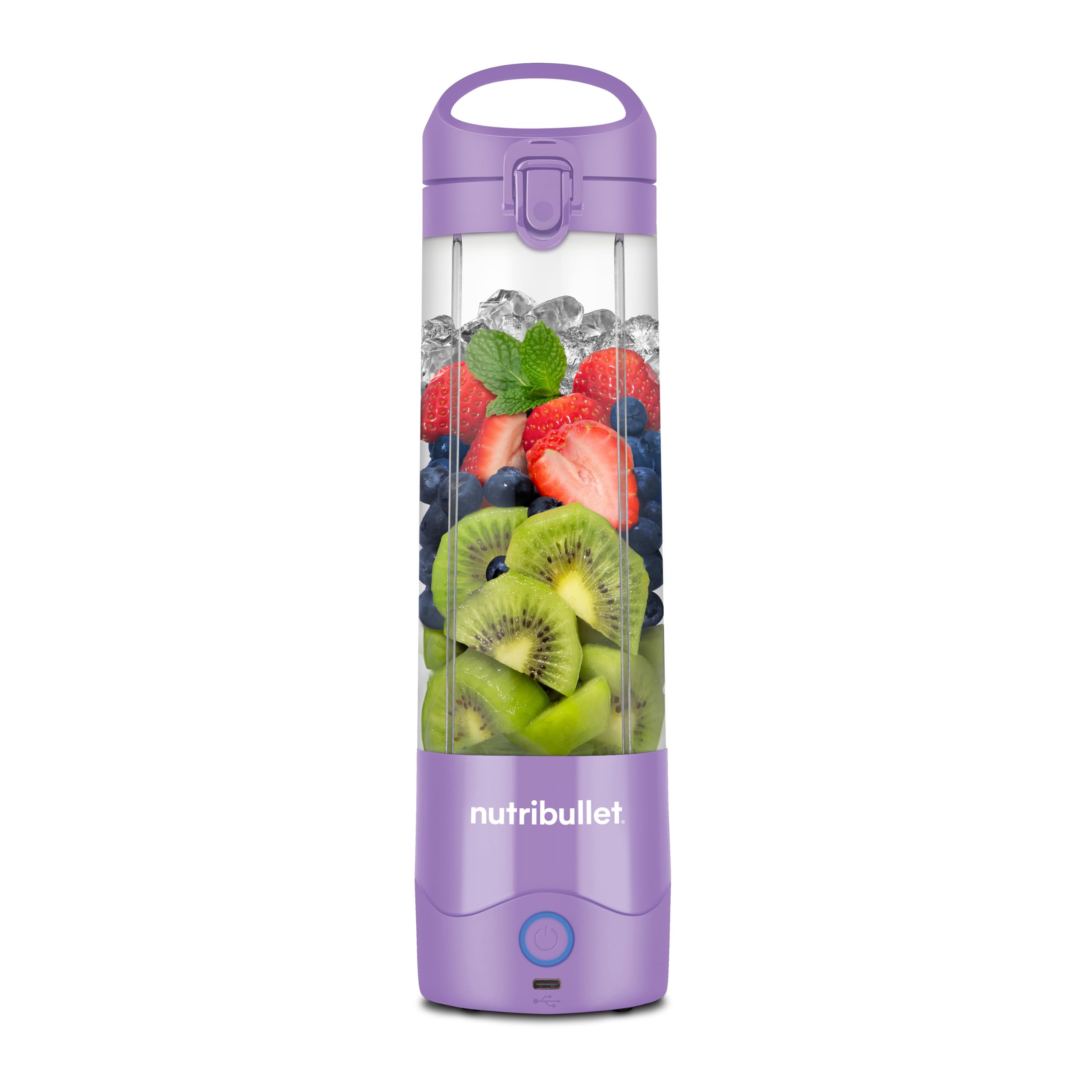 Foto 2 pulgar | Licuadora Portátil Nutribullet Nbpb50100lp 600ml Usb-c Purple - Venta Internacional.