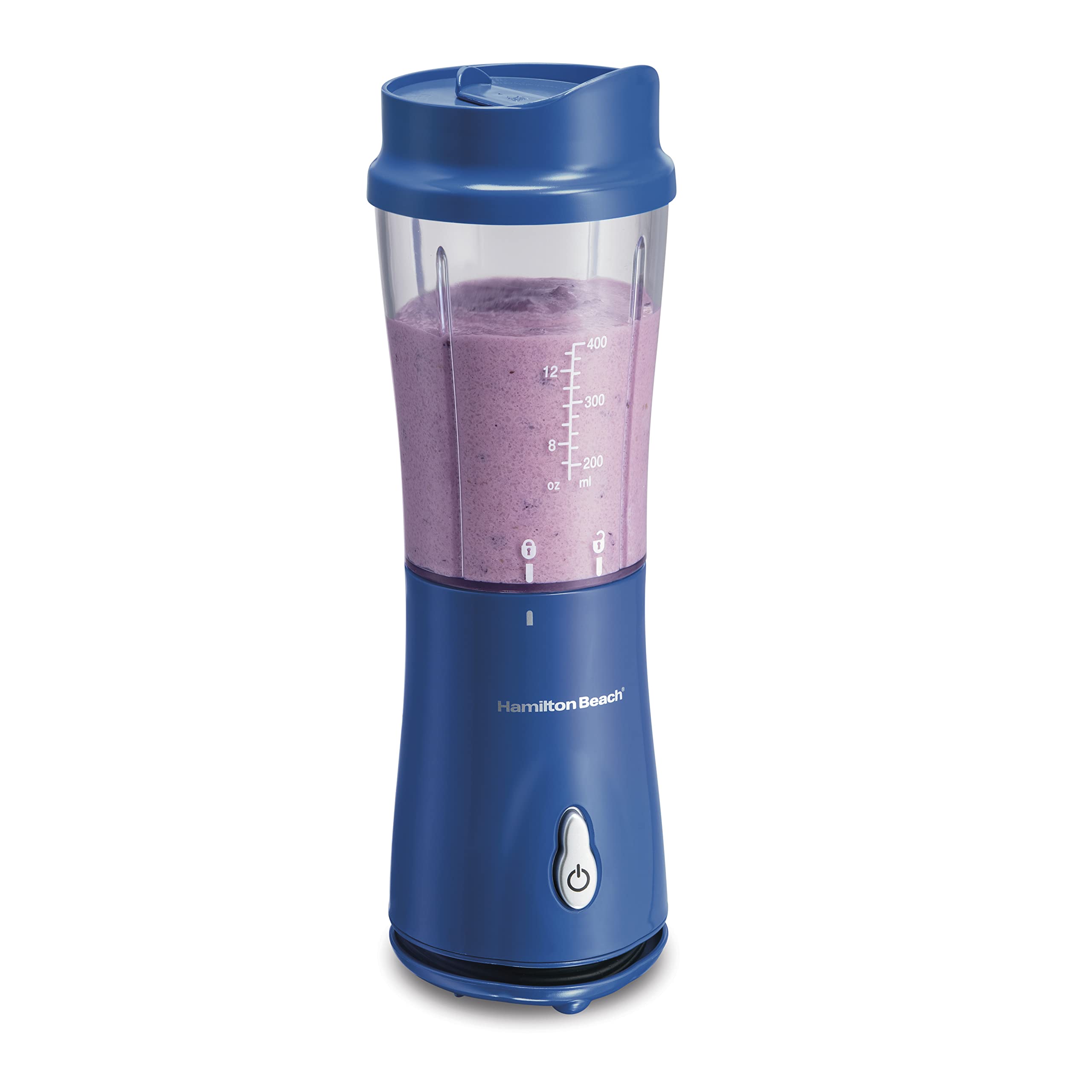 Foto 2 pulgar | Licuadora Portátil Hamilton Beach 51132 400 Ml Azul Con Taza - Venta Internacional.